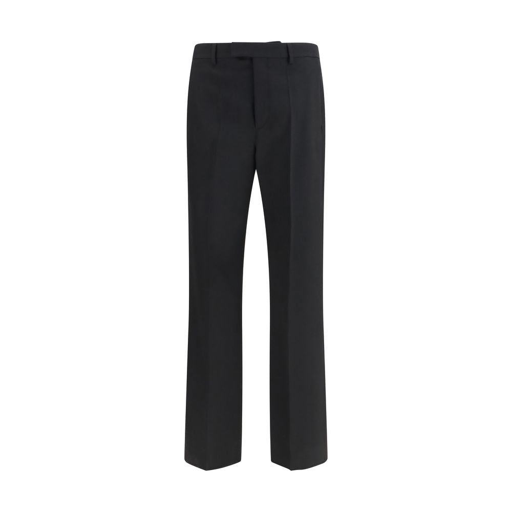 Pantalon habillé Valentino en laine noire Oves Aries