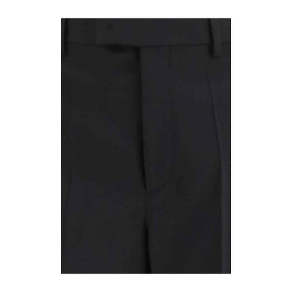 Pantalon habillé Valentino en laine noire Oves Aries