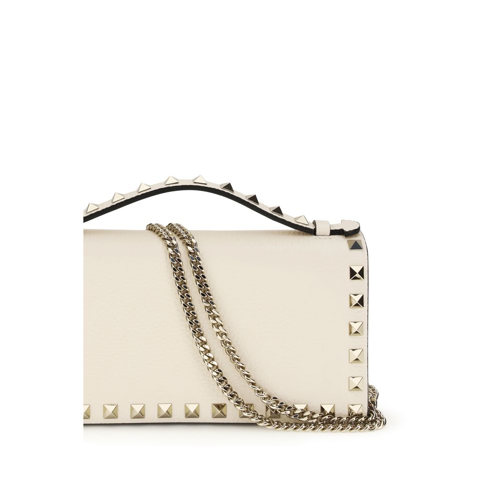 Valentino Garavani Beige Wallet for Women side view