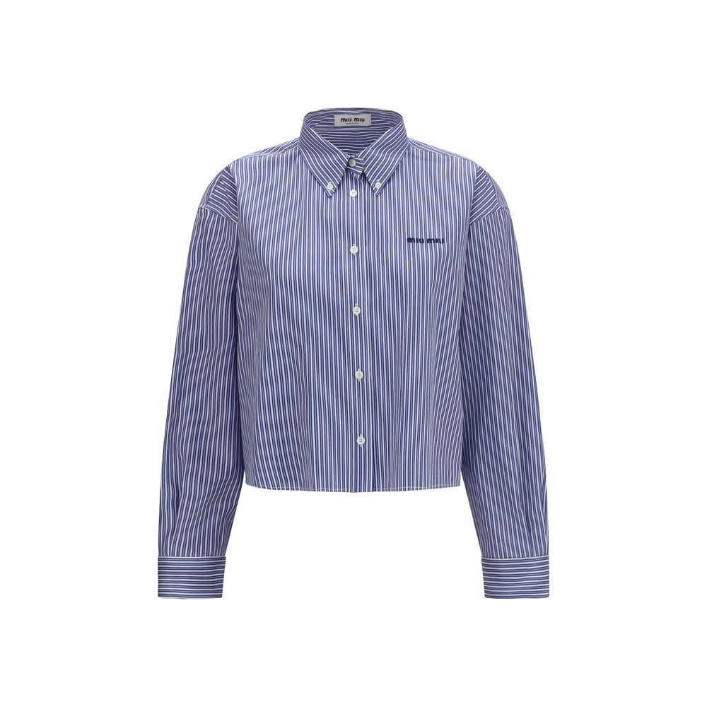 Miu Miu Blue Dress Shirt
