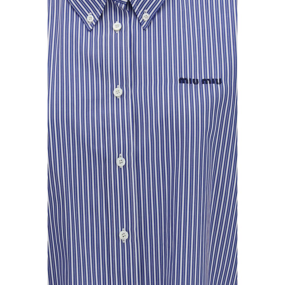 Miu Miu Blue Dress Shirt detail view