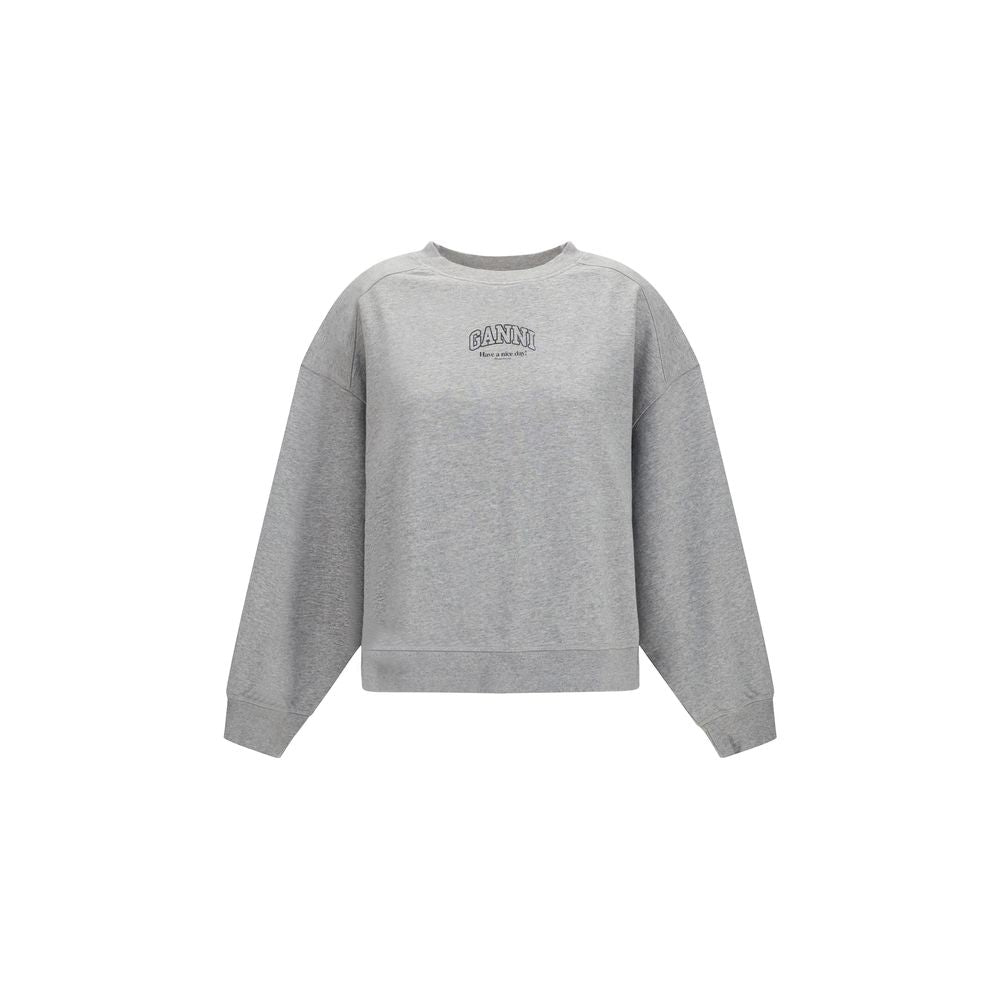 Ganni Grey Sweatshirt for Women