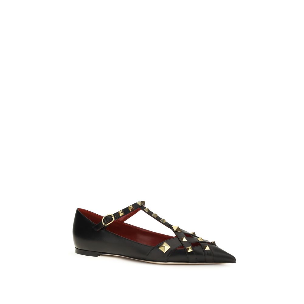 Valentino Garavani Black Ballet Flats for Women alternate view