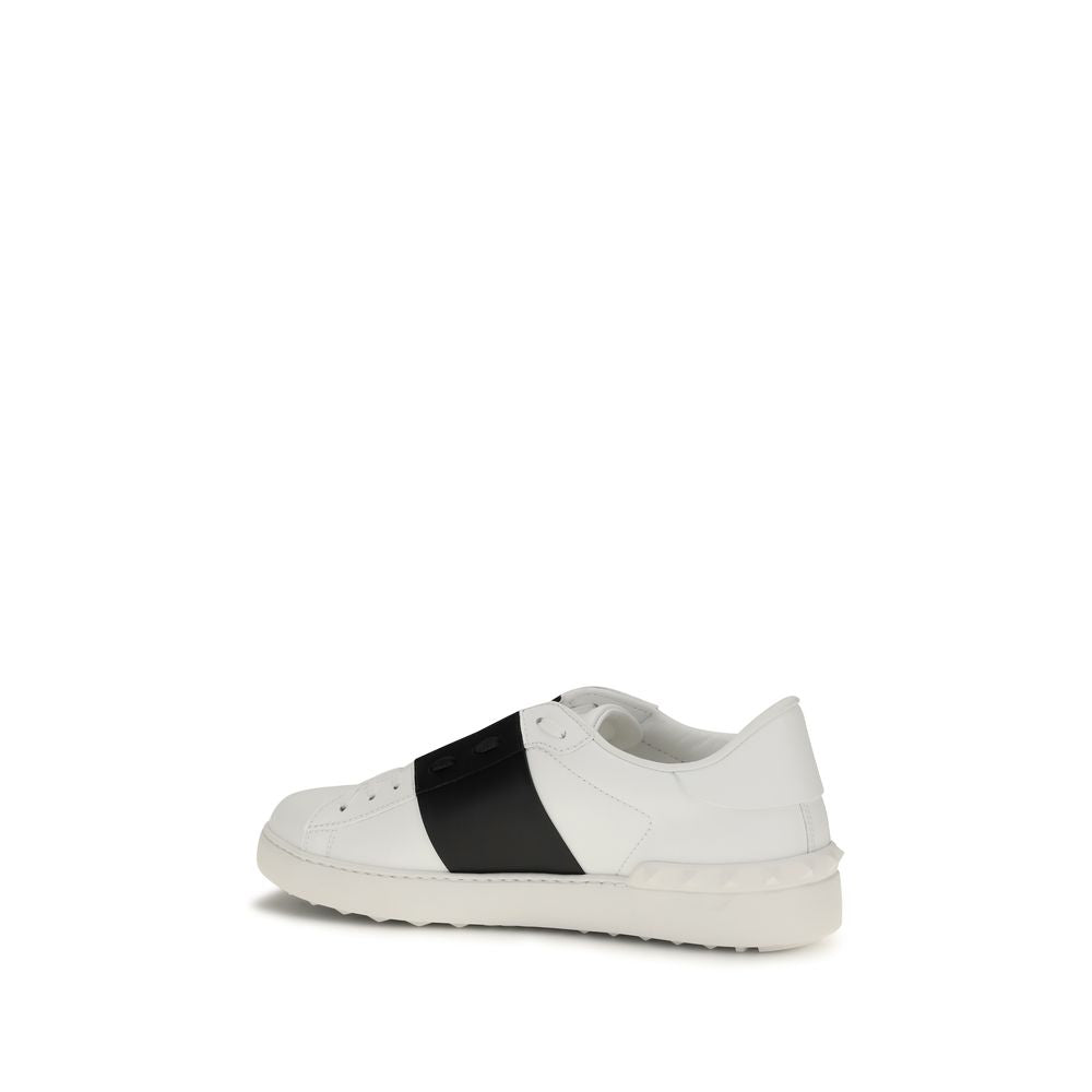 Valentino Garavani White Low Top Sneakers for Men detail view