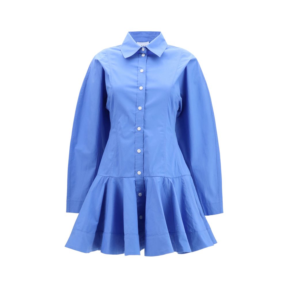 Robe décontractée Ganni en coton bleu