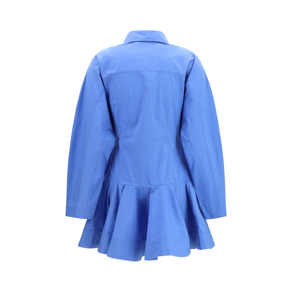 Robe décontractée Ganni en coton bleu
