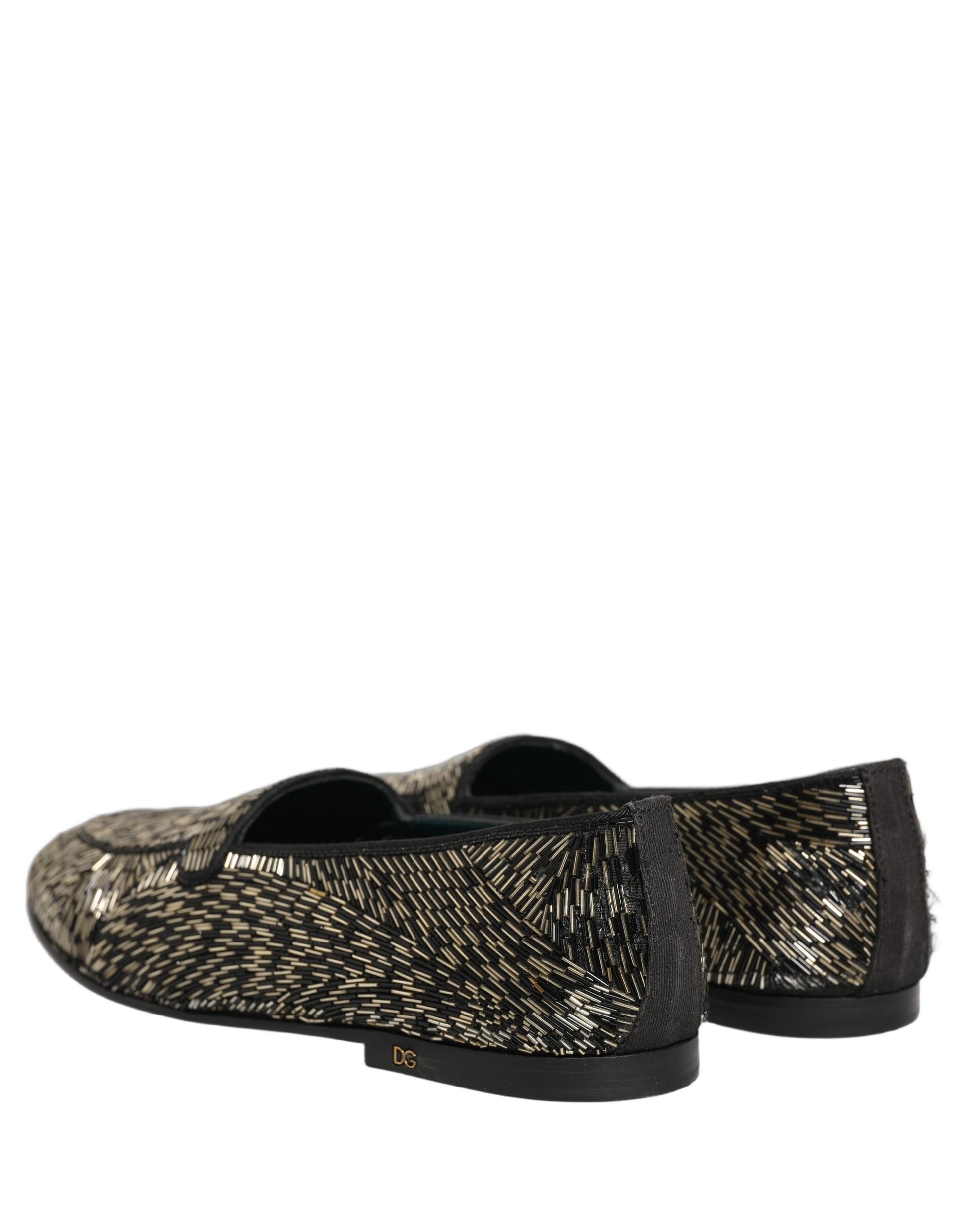 Dolce & Gabbana Black Slip On Loafers for Men additional view