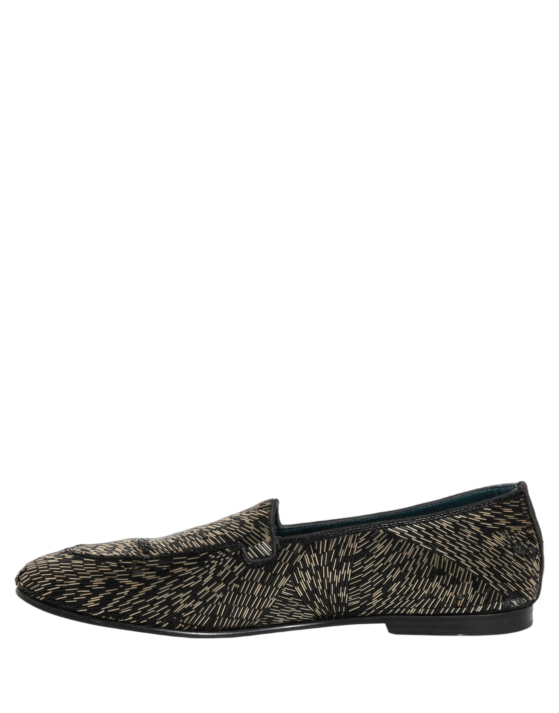 Dolce & Gabbana Black Slip On Loafers for Men additional view