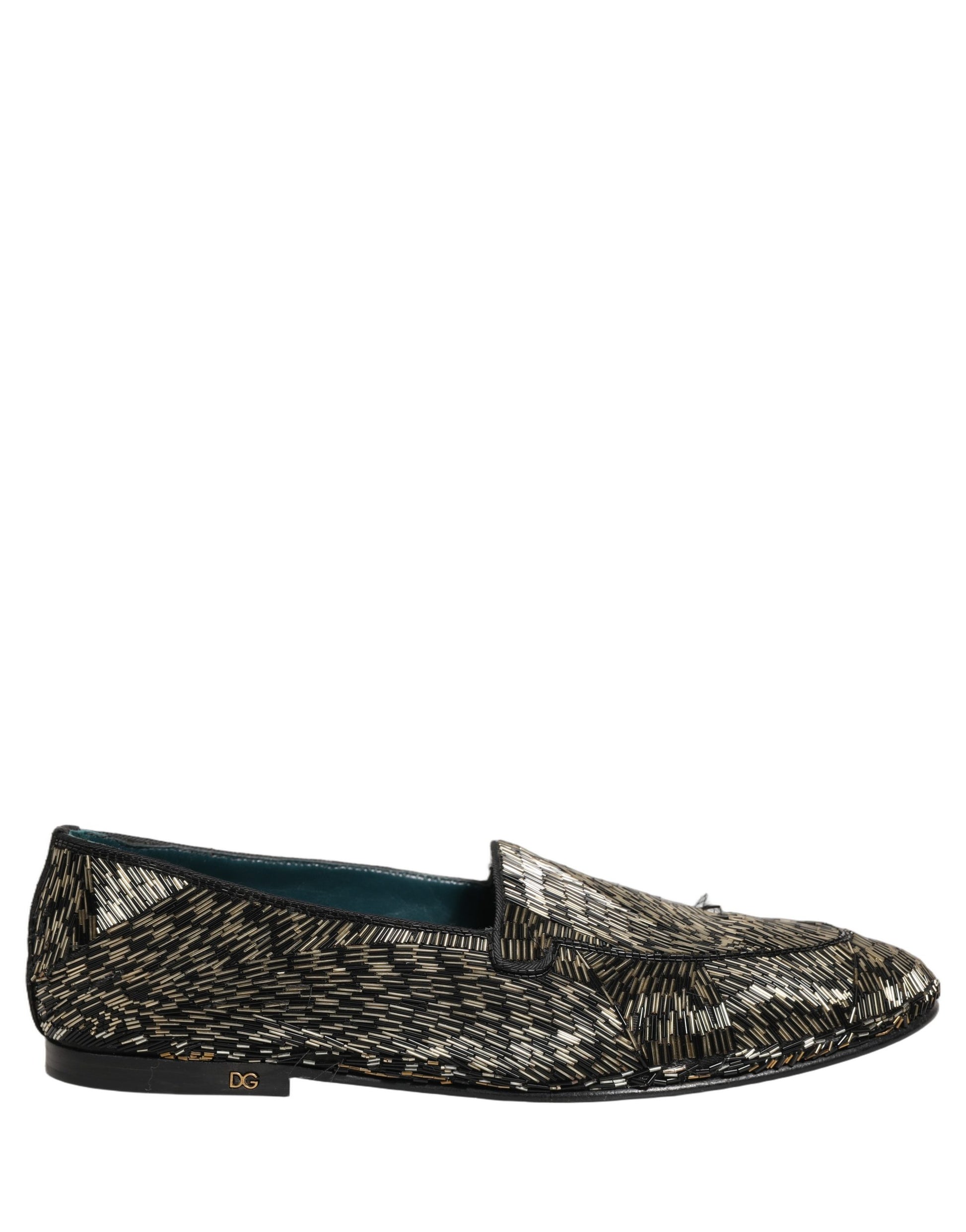 Dolce & Gabbana Black Slip On Loafers for Men