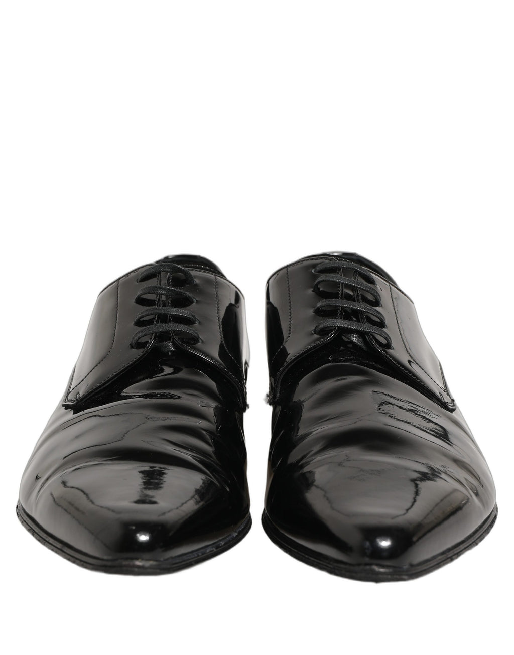 Chaussures richelieu habillées en cuir noir Dolce & Gabbana pour homme