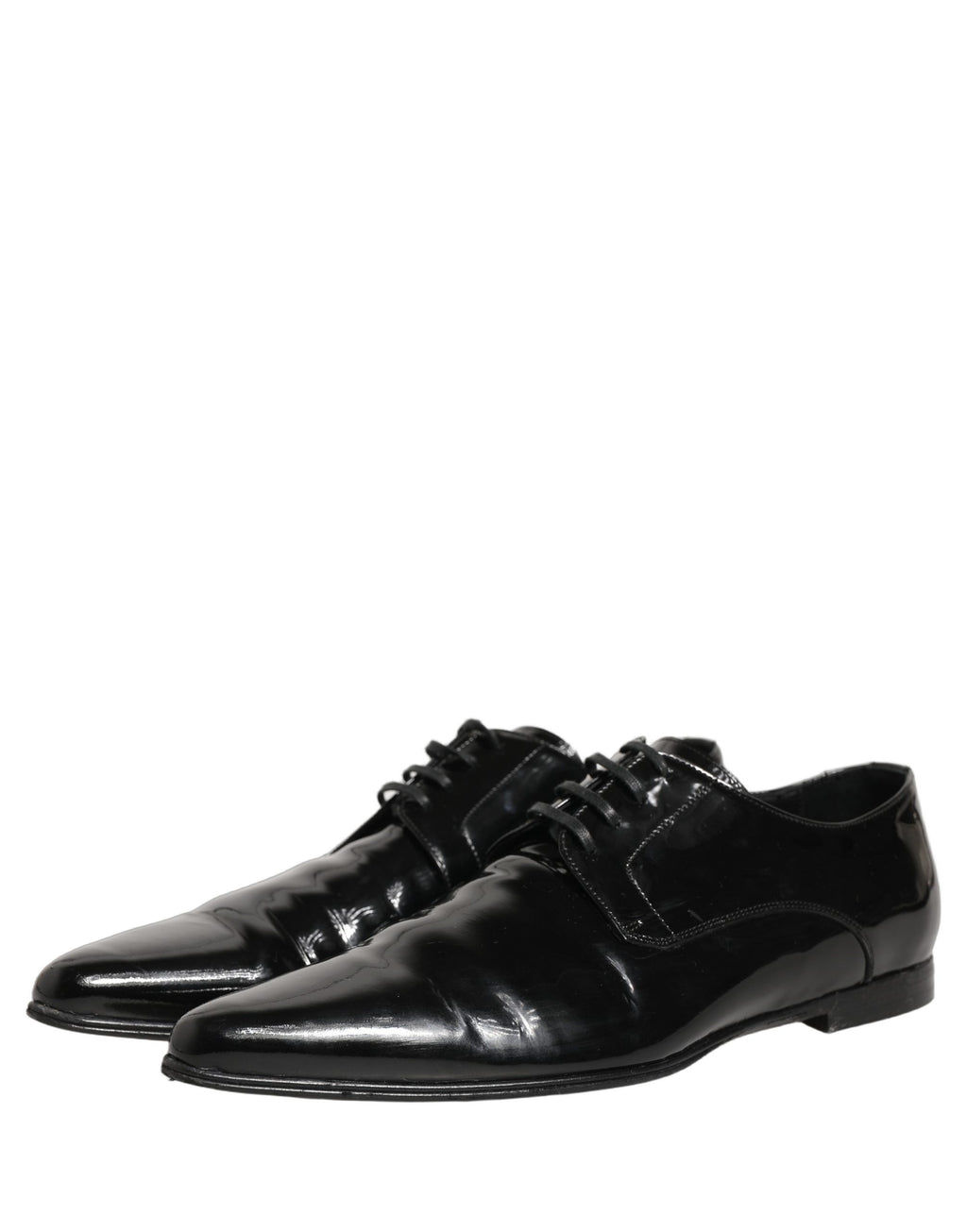 Chaussures richelieu habillées en cuir noir Dolce & Gabbana pour homme