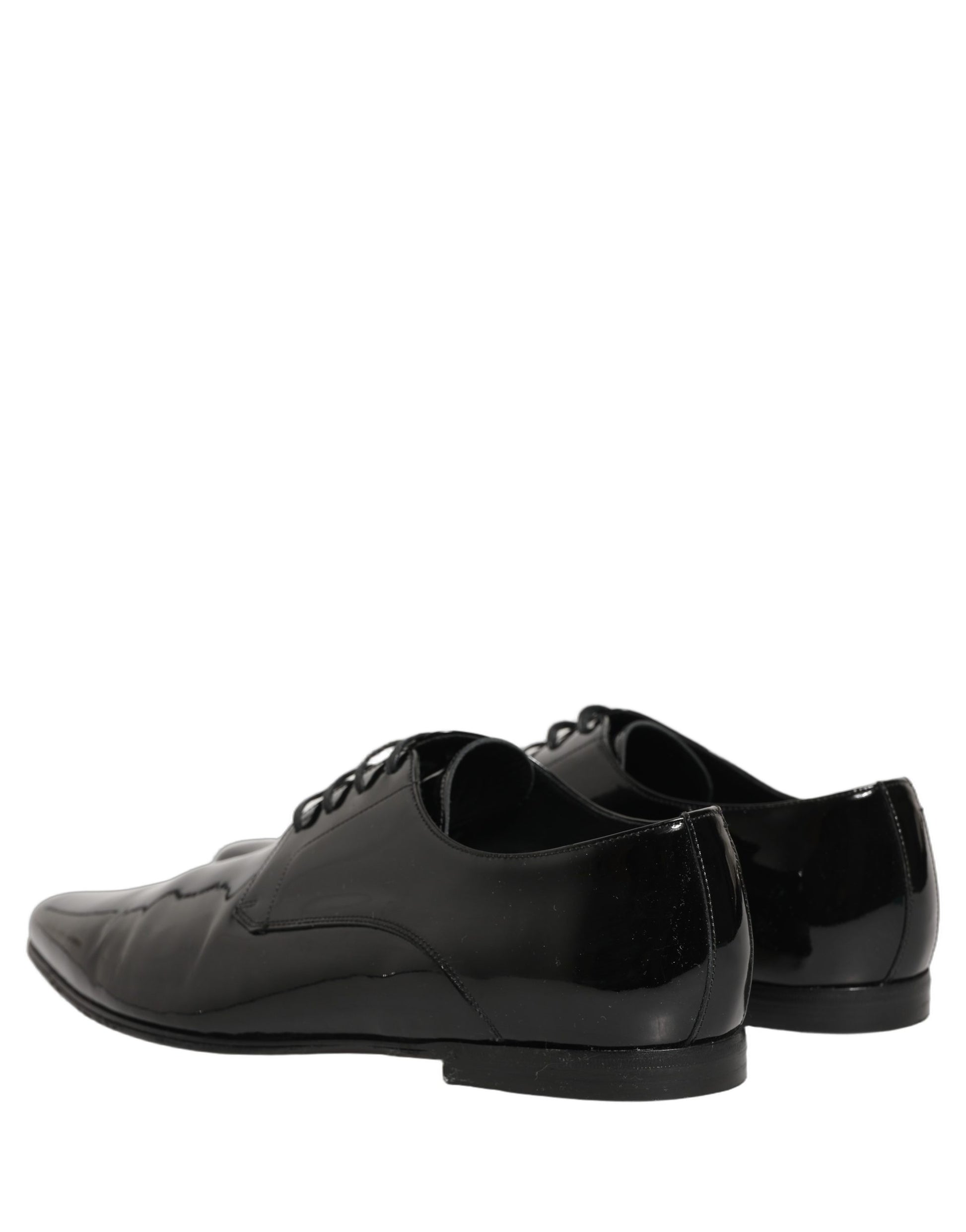Chaussures richelieu habillées en cuir noir Dolce & Gabbana pour homme