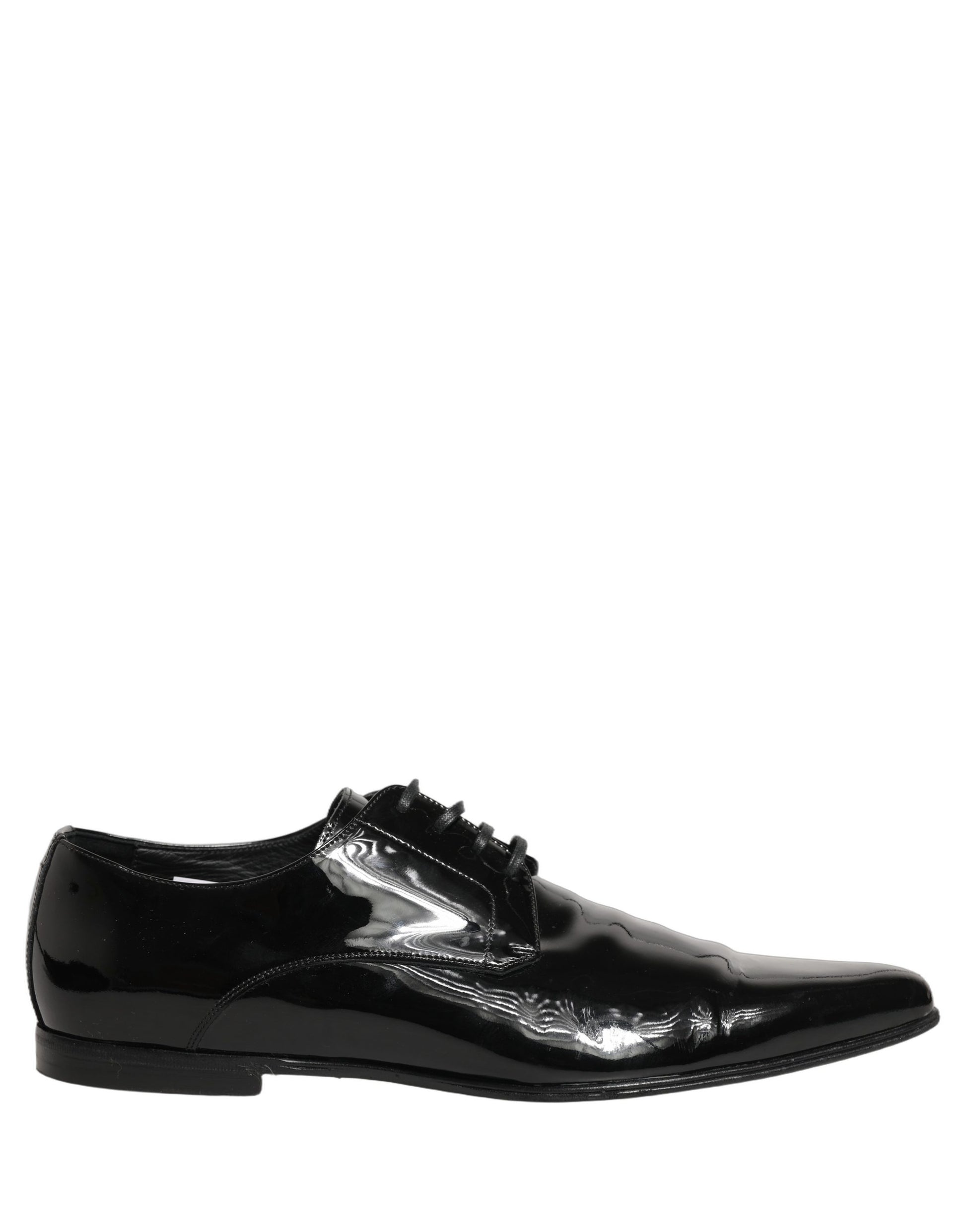 Chaussures richelieu habillées en cuir noir Dolce & Gabbana pour homme