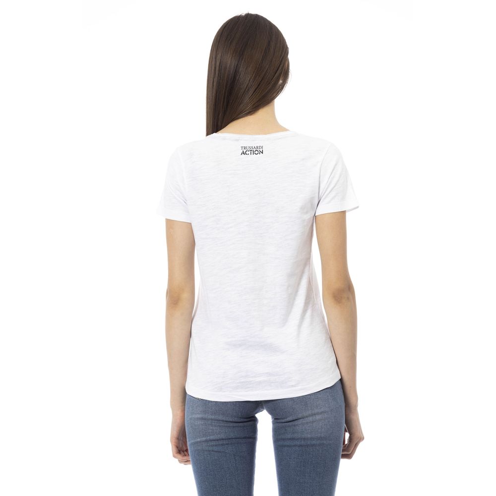 Trussardi Action White T-Shirt for Women detail view