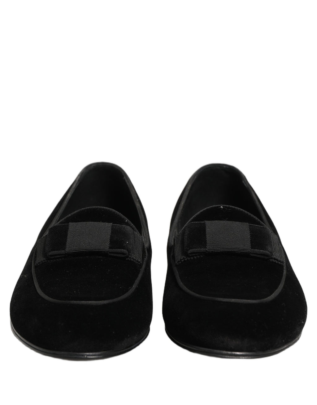 Dolce & Gabbana Black Slip On Loafers for Men detail view