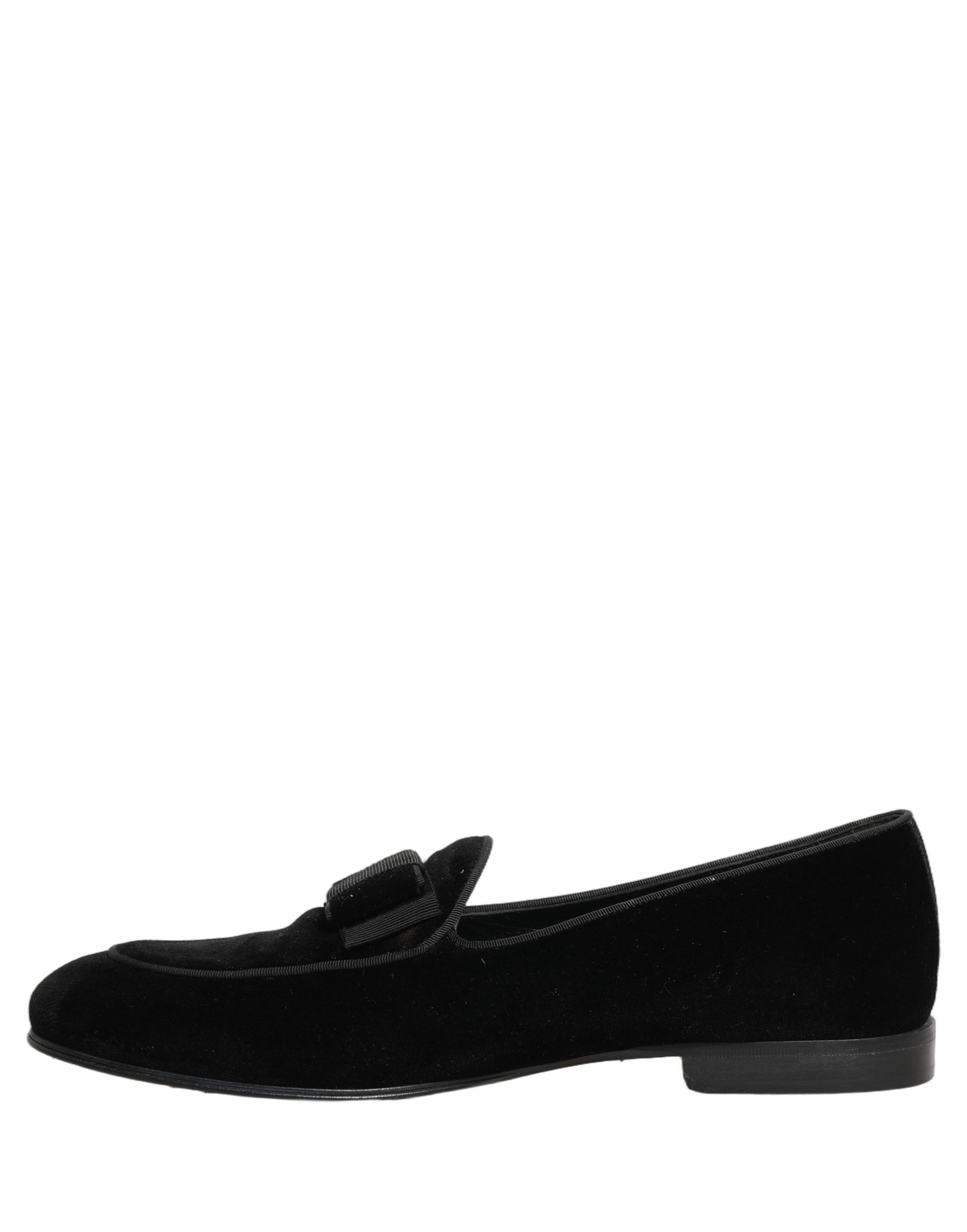 Dolce & Gabbana Black Slip On Loafers for Men additional view