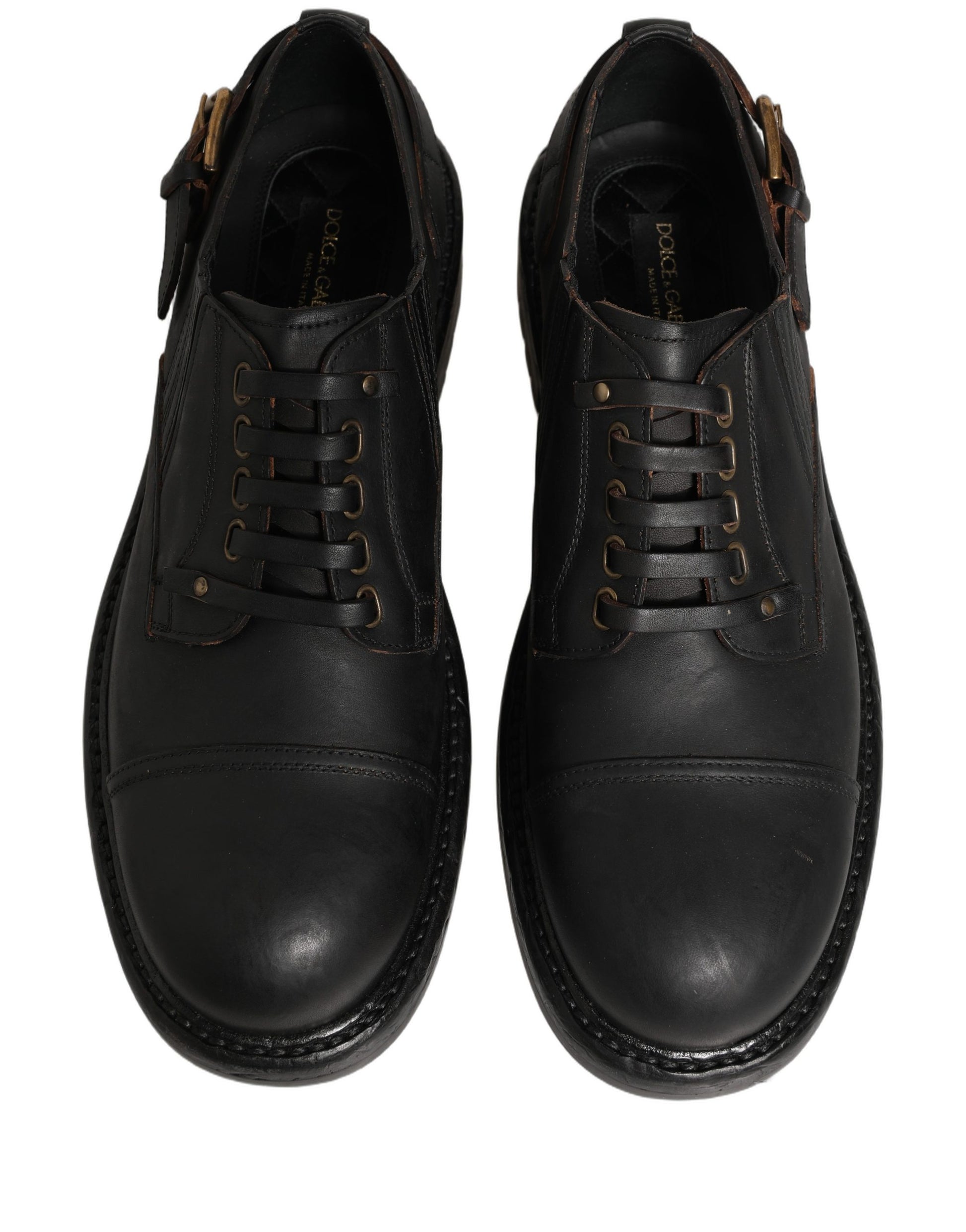 Dolce & Gabbana Black Oxfords And Derbies for Men side view