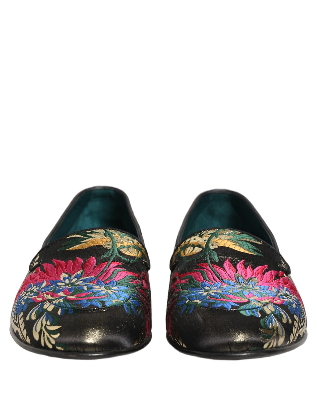 Dolce & Gabbana Black Slip On Loafers for Men side view