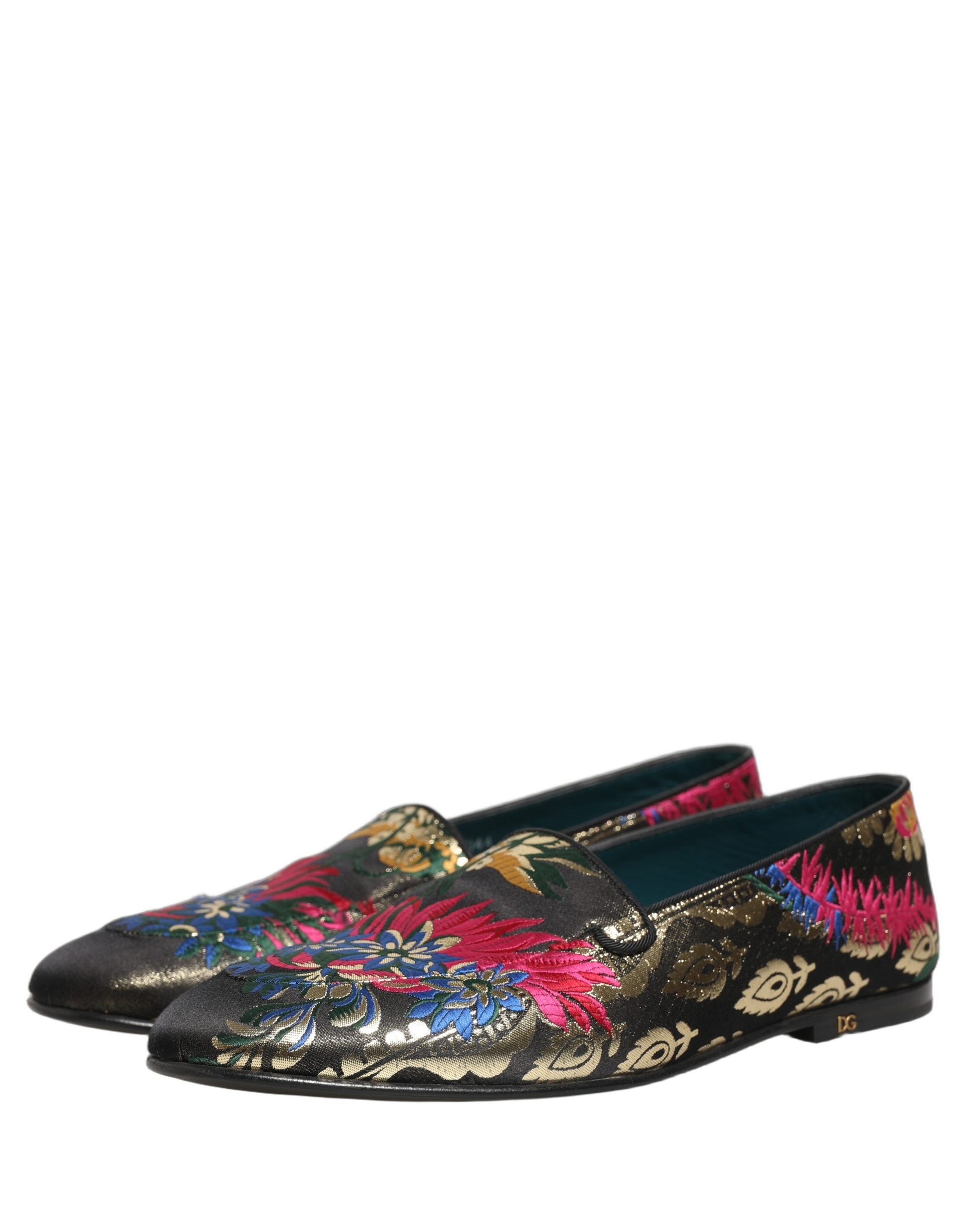 Dolce & Gabbana Black Slip On Loafers for Men additional view