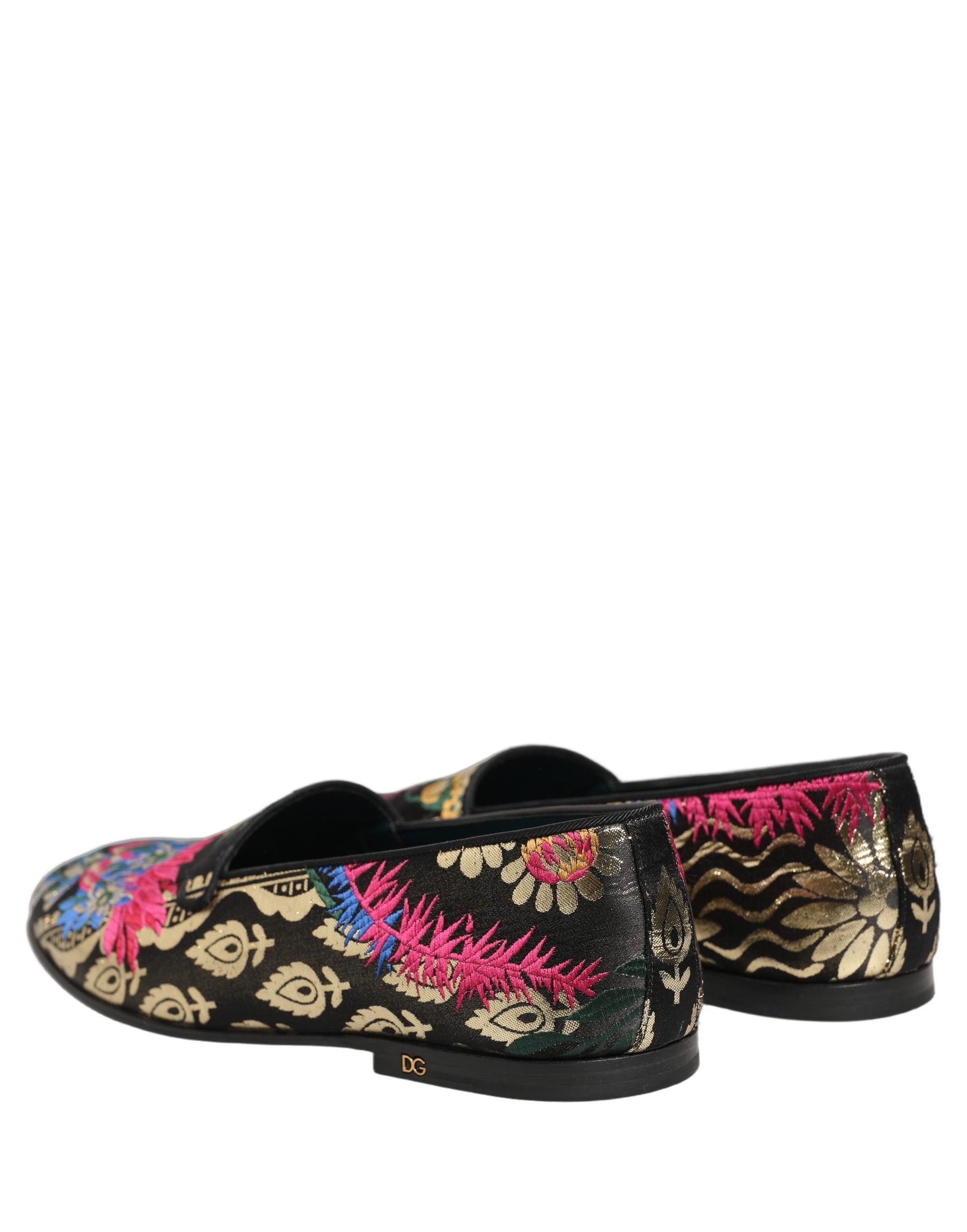 Dolce & Gabbana Black Slip On Loafers for Men additional view