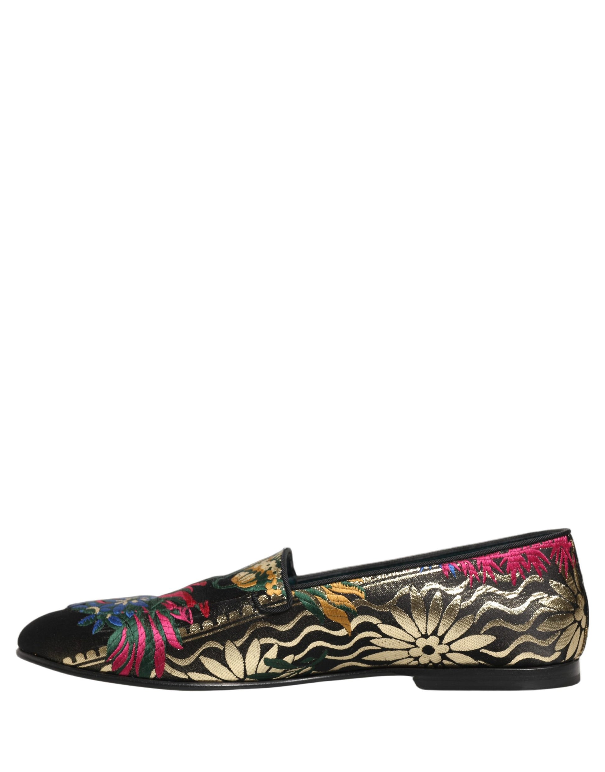 Dolce & Gabbana Black Slip On Loafers for Men additional view