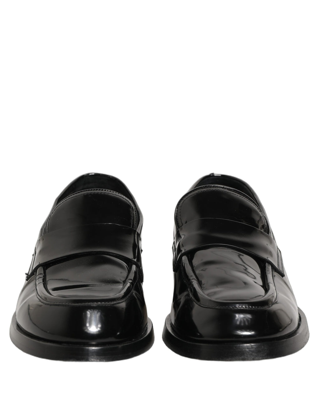 Dolce & Gabbana Black Slip On Loafers for Men detail view
