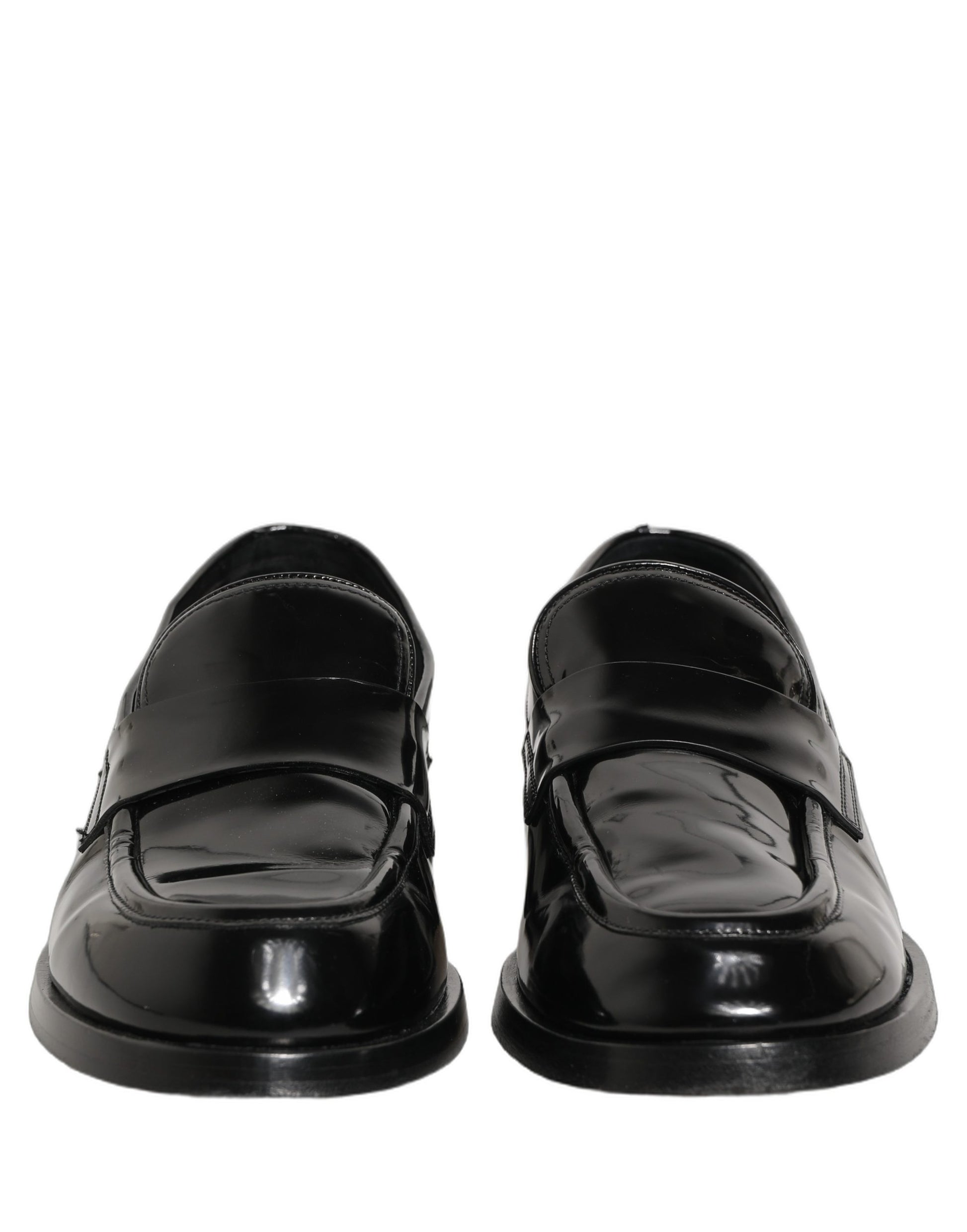 Dolce & Gabbana Black Slip On Loafers for Men detail view