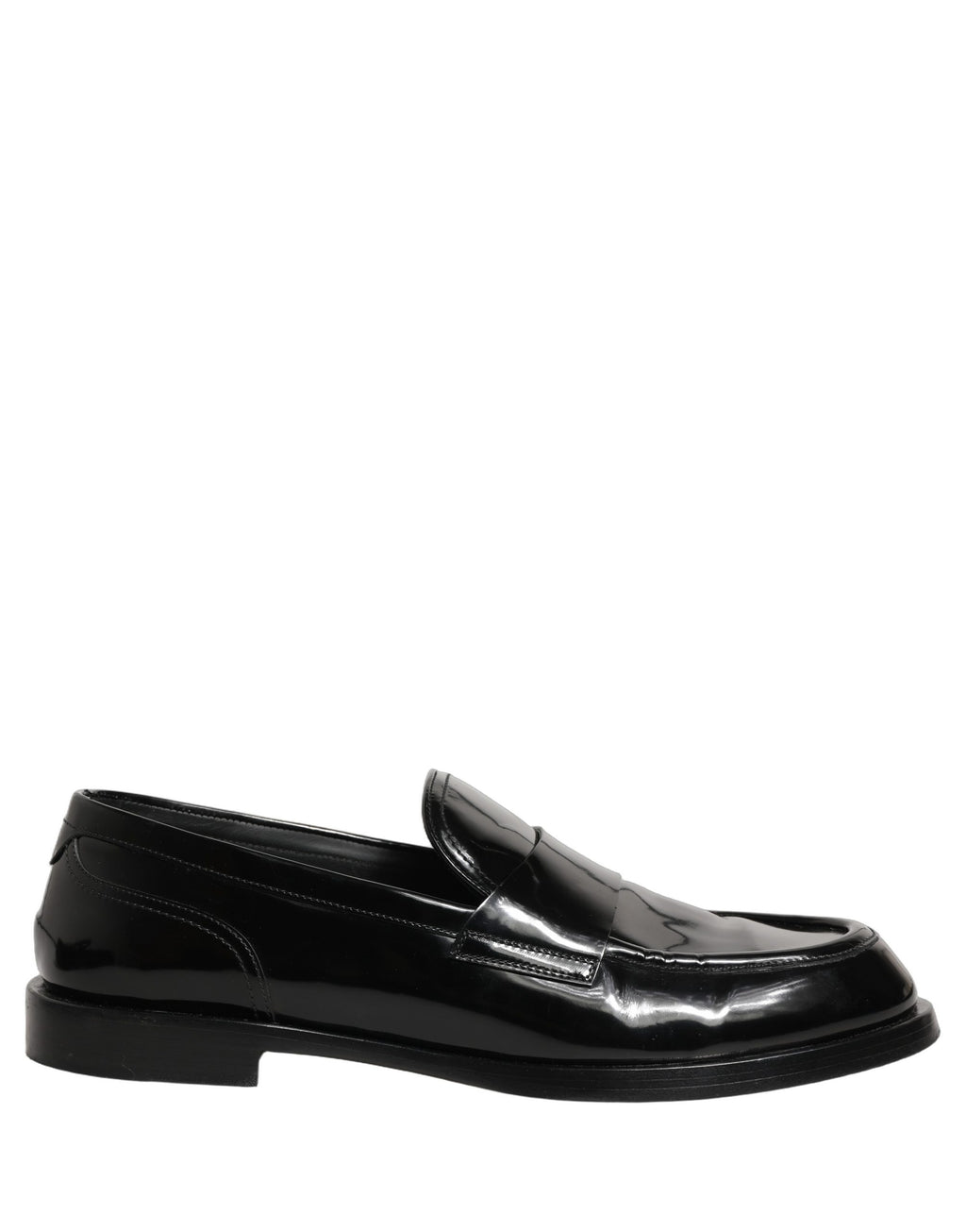 Dolce & Gabbana Black Slip On Loafers for Men alternate view