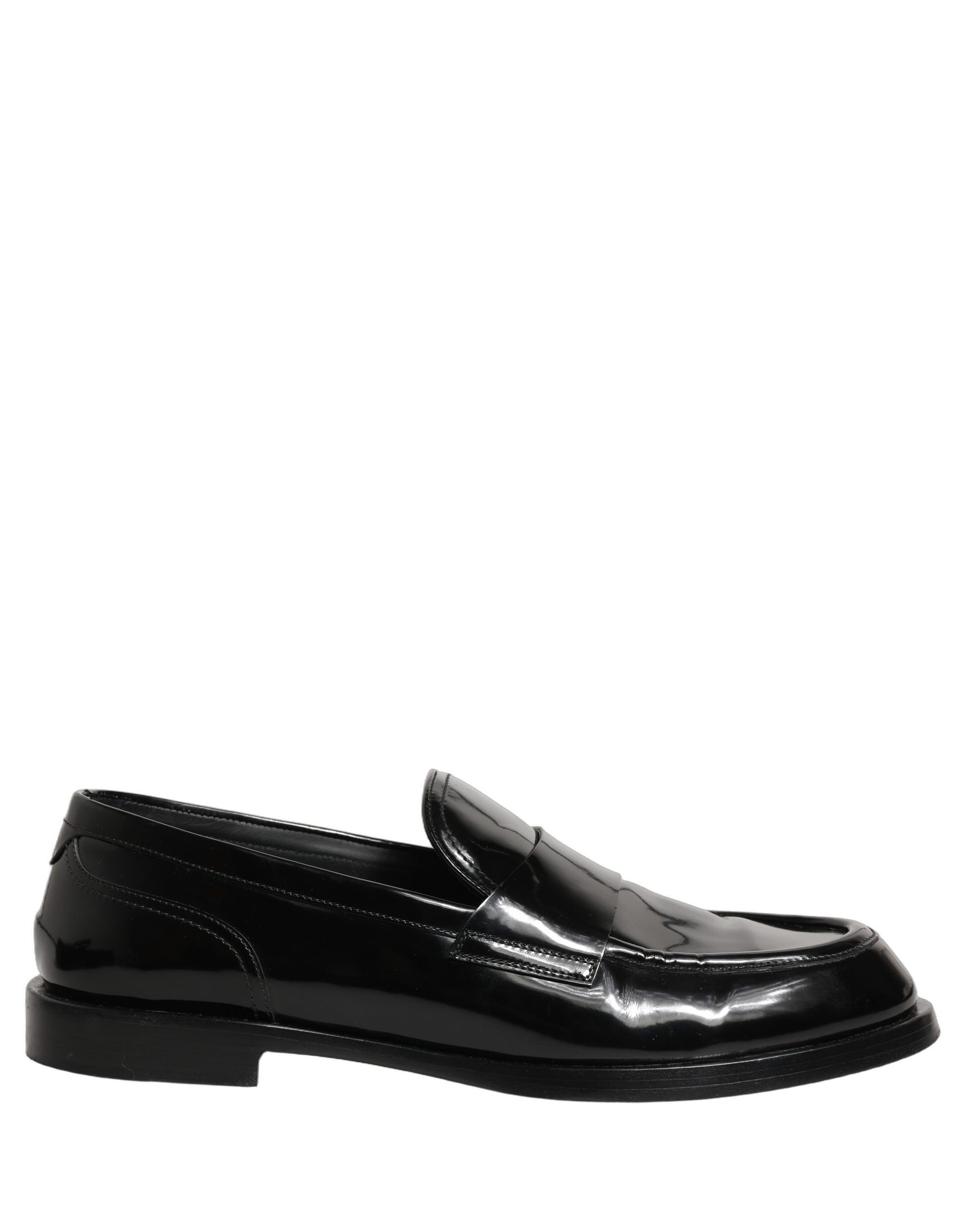 Dolce & Gabbana Black Slip On Loafers for Men alternate view