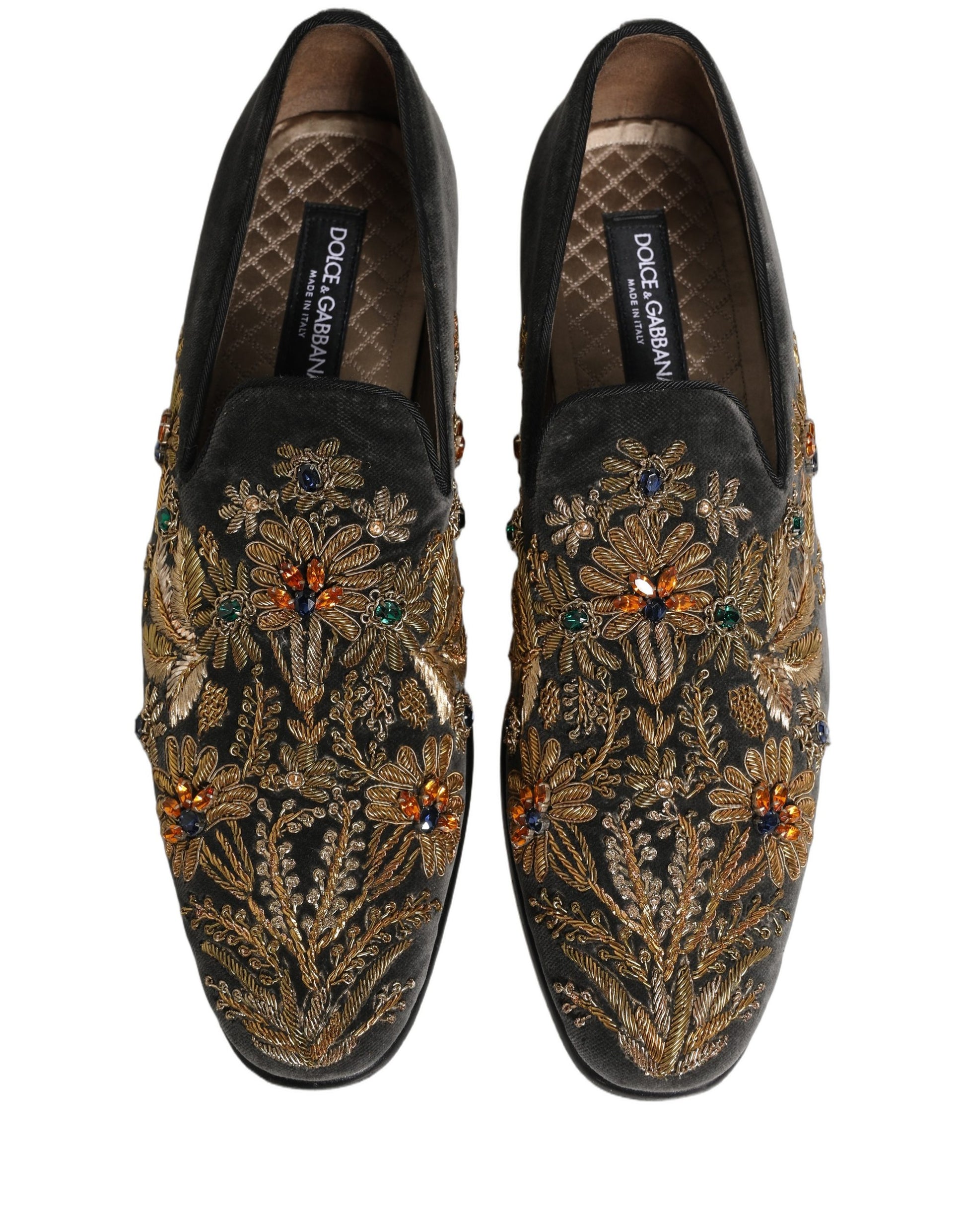 Dolce & Gabbana Black Slip On Loafers for Men additional view
