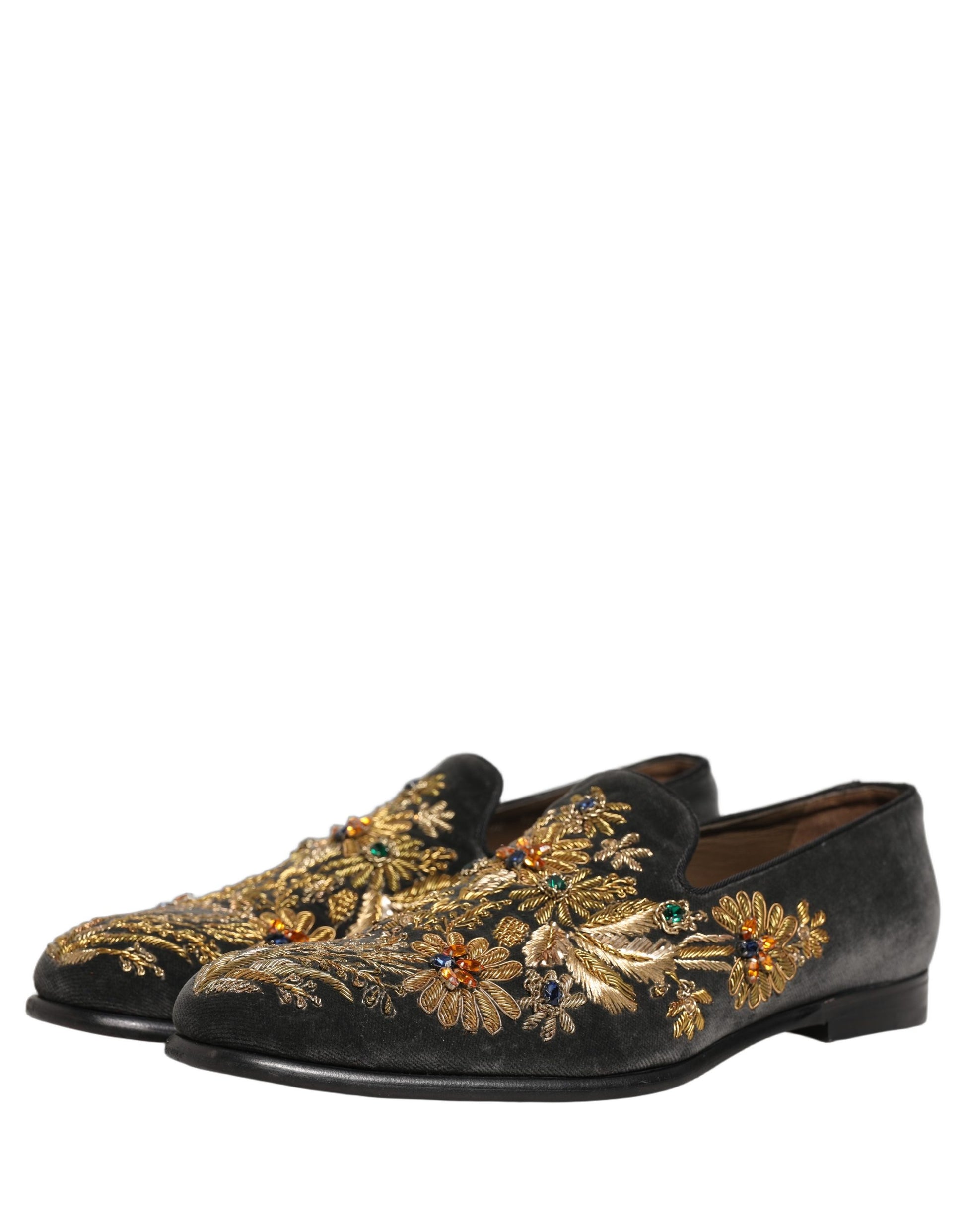 Dolce & Gabbana Black Slip On Loafers for Men additional view