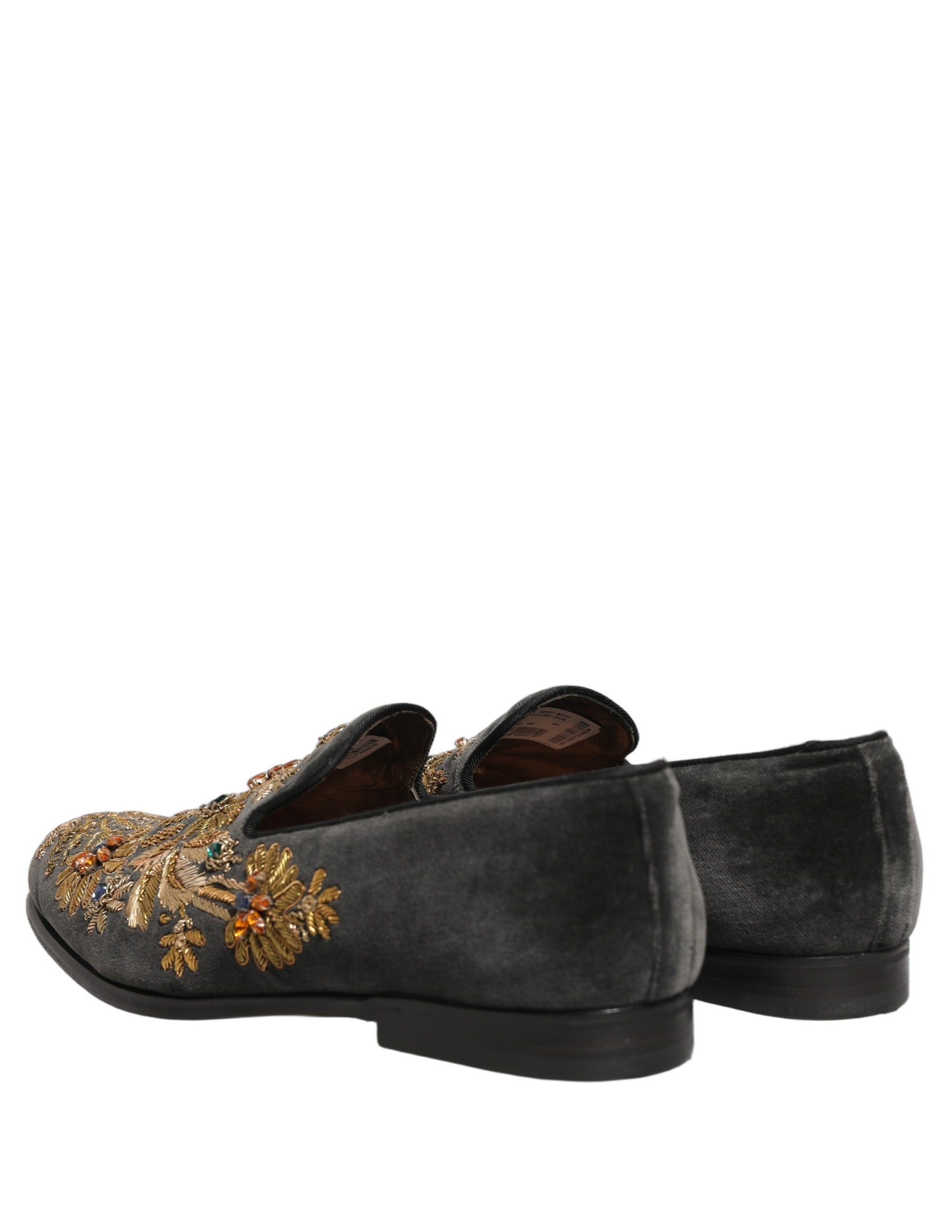Dolce & Gabbana Black Slip On Loafers for Men additional view