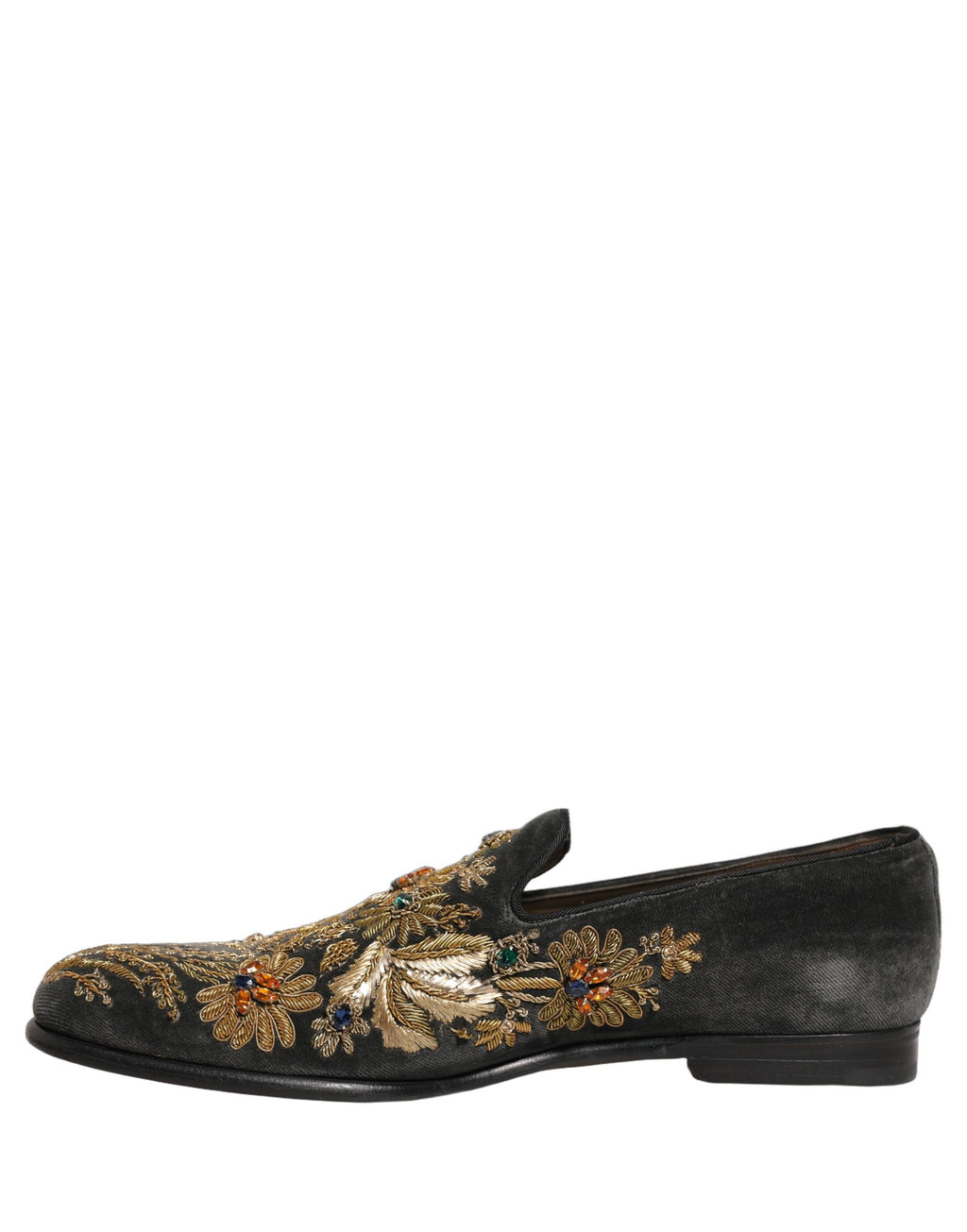 Dolce & Gabbana Black Slip On Loafers for Men additional view