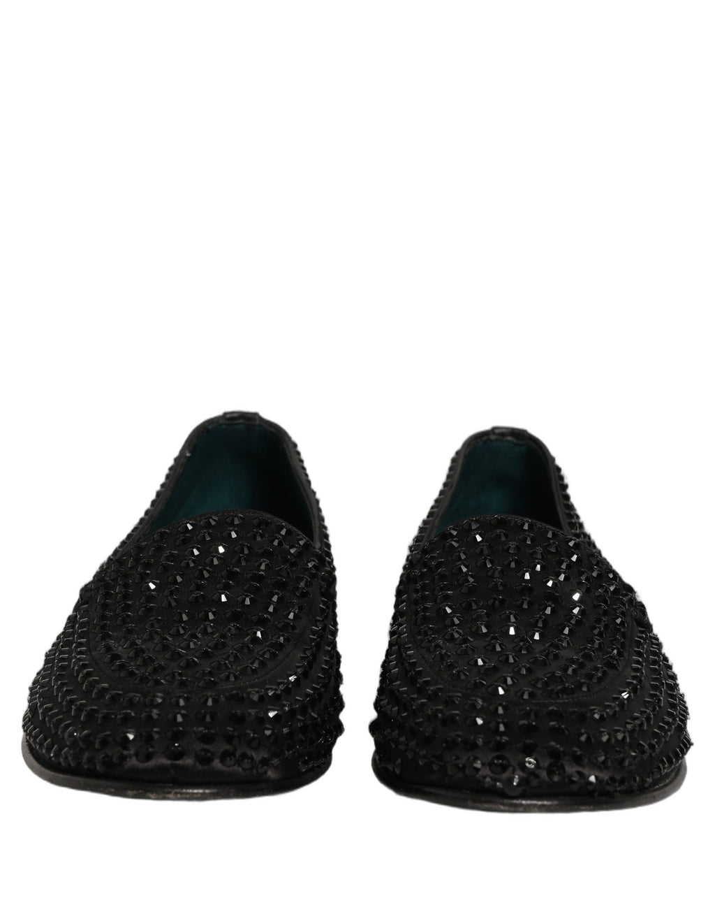 Dolce & Gabbana Black Slip On Loafers for Men side view
