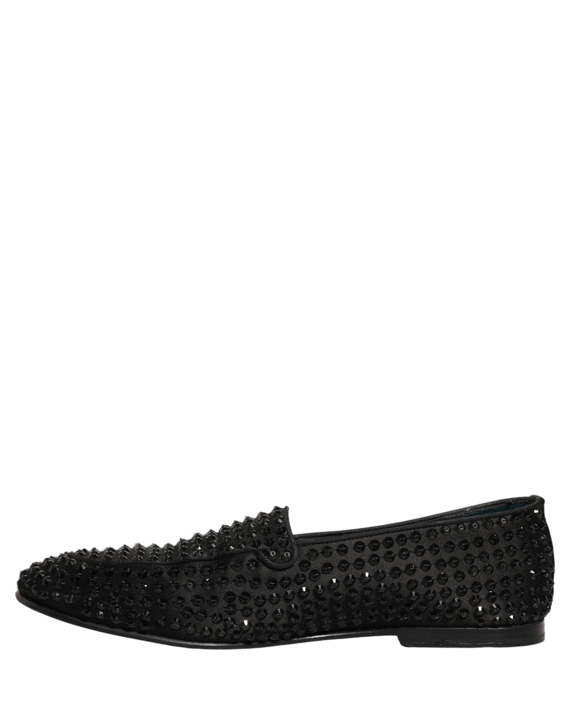 Dolce & Gabbana Black Slip On Loafers for Men additional view