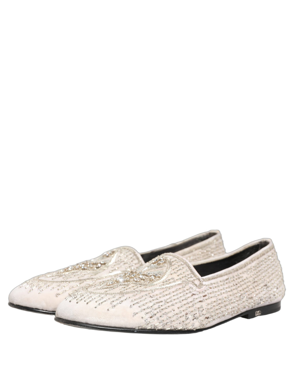 Dolce & Gabbana White Slip On Loafers for Men additional view