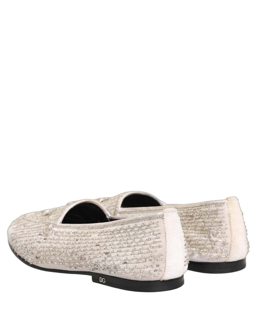 Dolce & Gabbana White Slip On Loafers for Men additional view