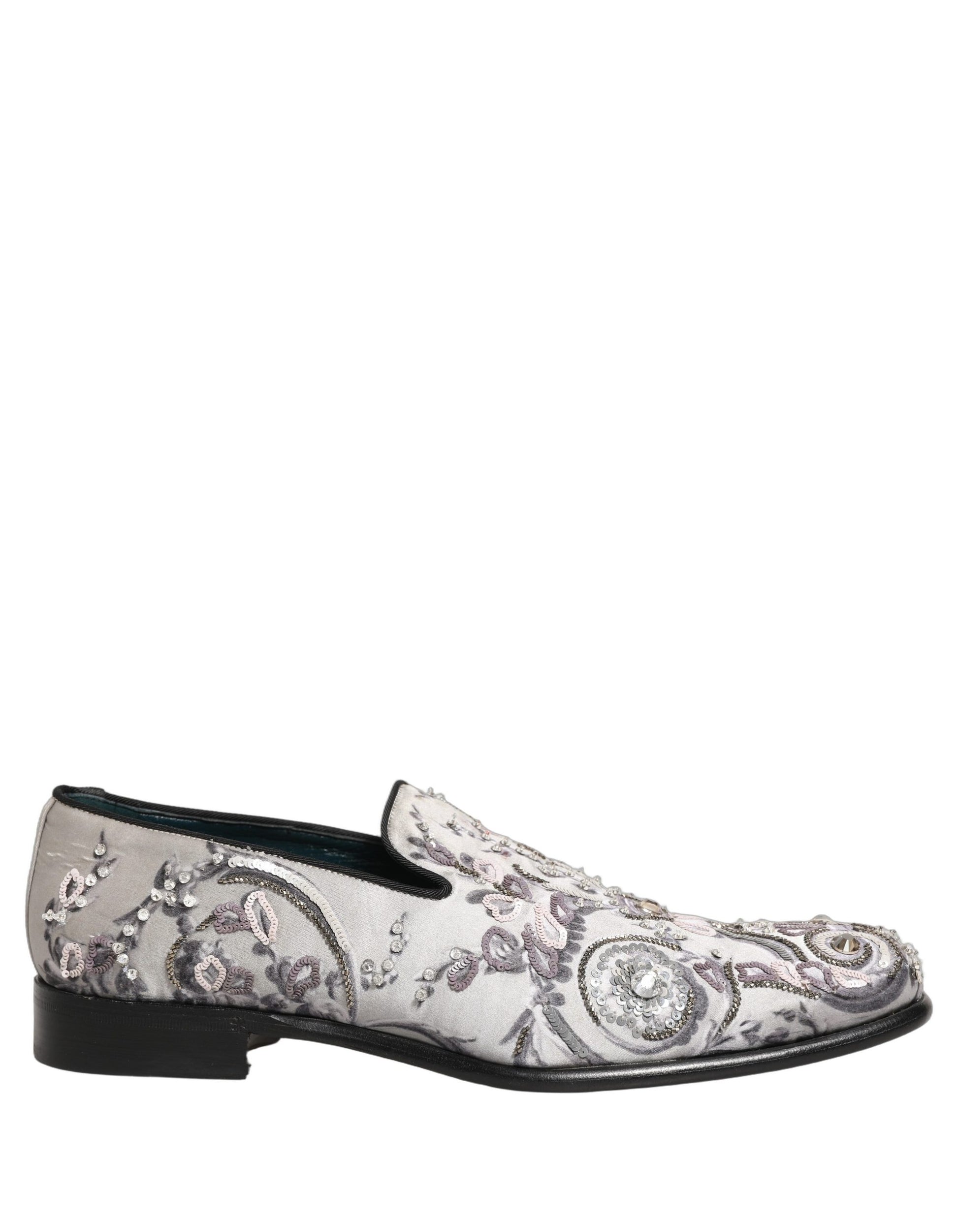 Dolce & Gabbana White Slip On Loafers for Men alternate view