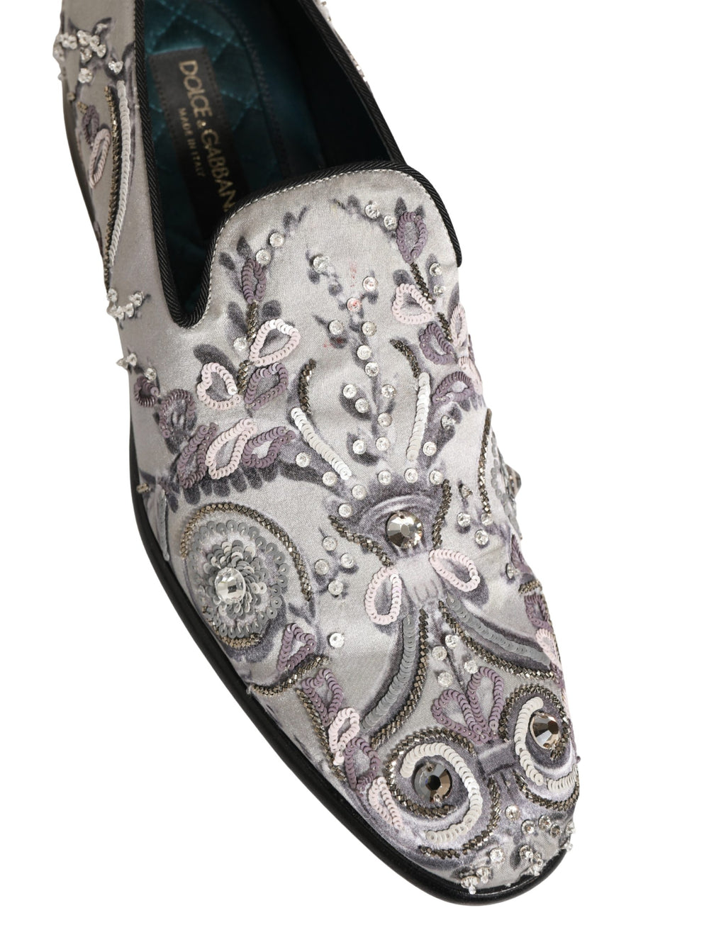 Dolce & Gabbana White Slip On Loafers for Men additional view
