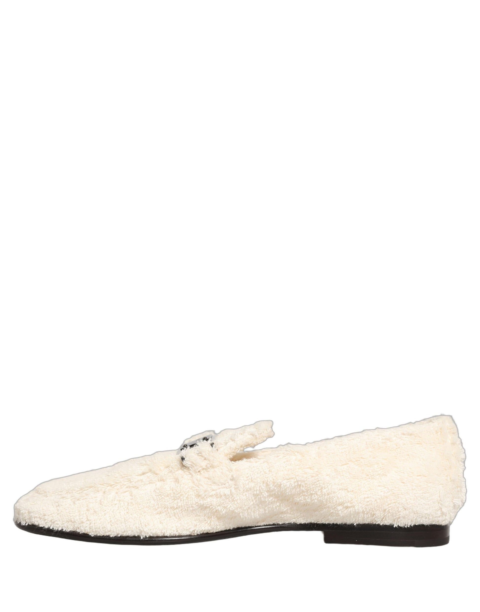 Dolce & Gabbana White Slip On Loafers for Men additional view