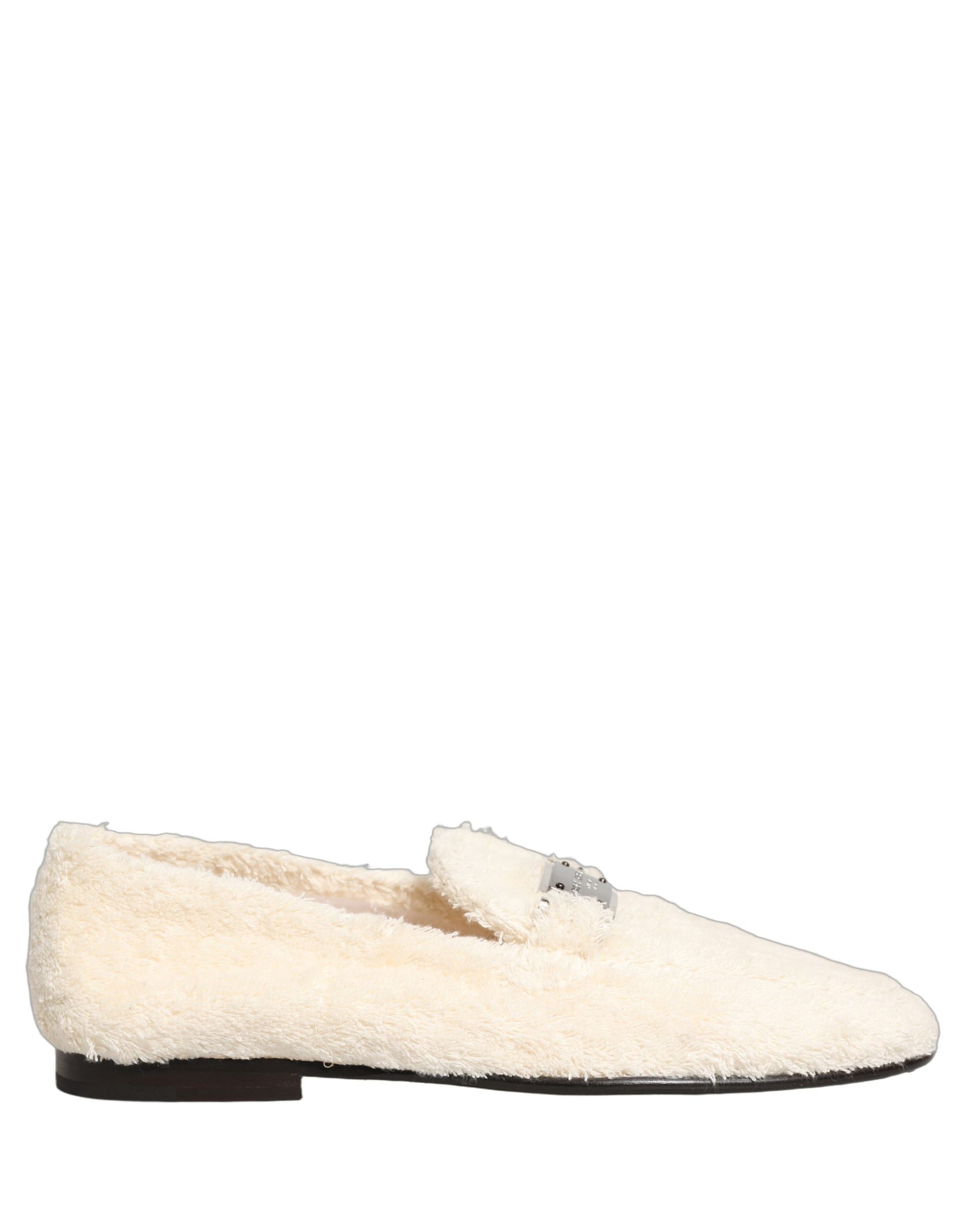 Dolce & Gabbana White Slip On Loafers for Men