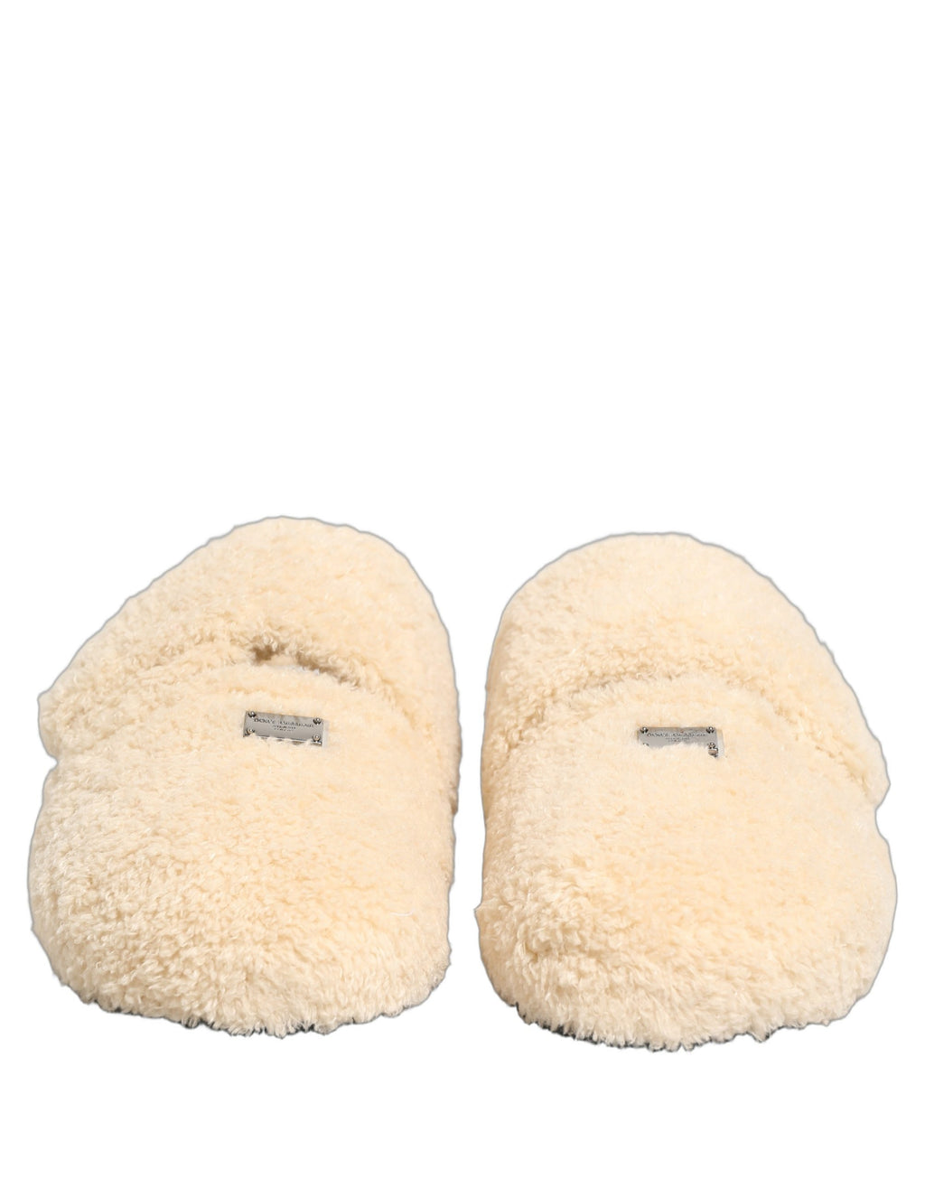 Dolce & Gabbana Beige Slip On Loafers for Men side view