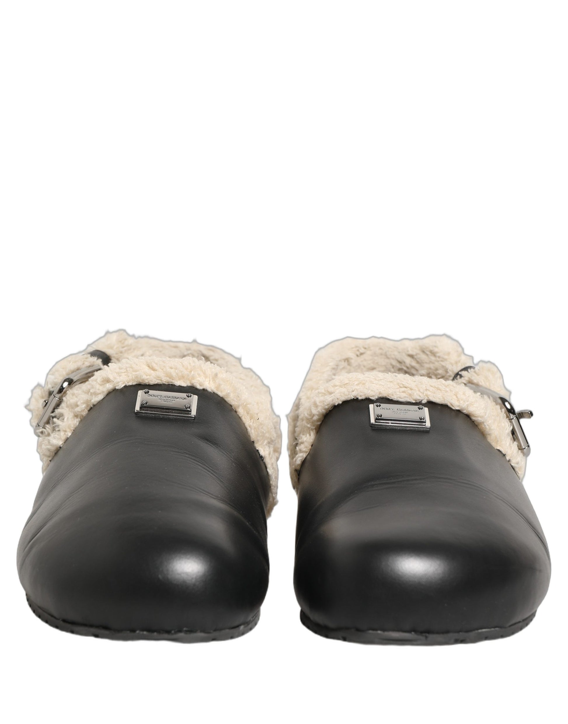 Dolce & Gabbana Blue Slip On Loafers for Men side view