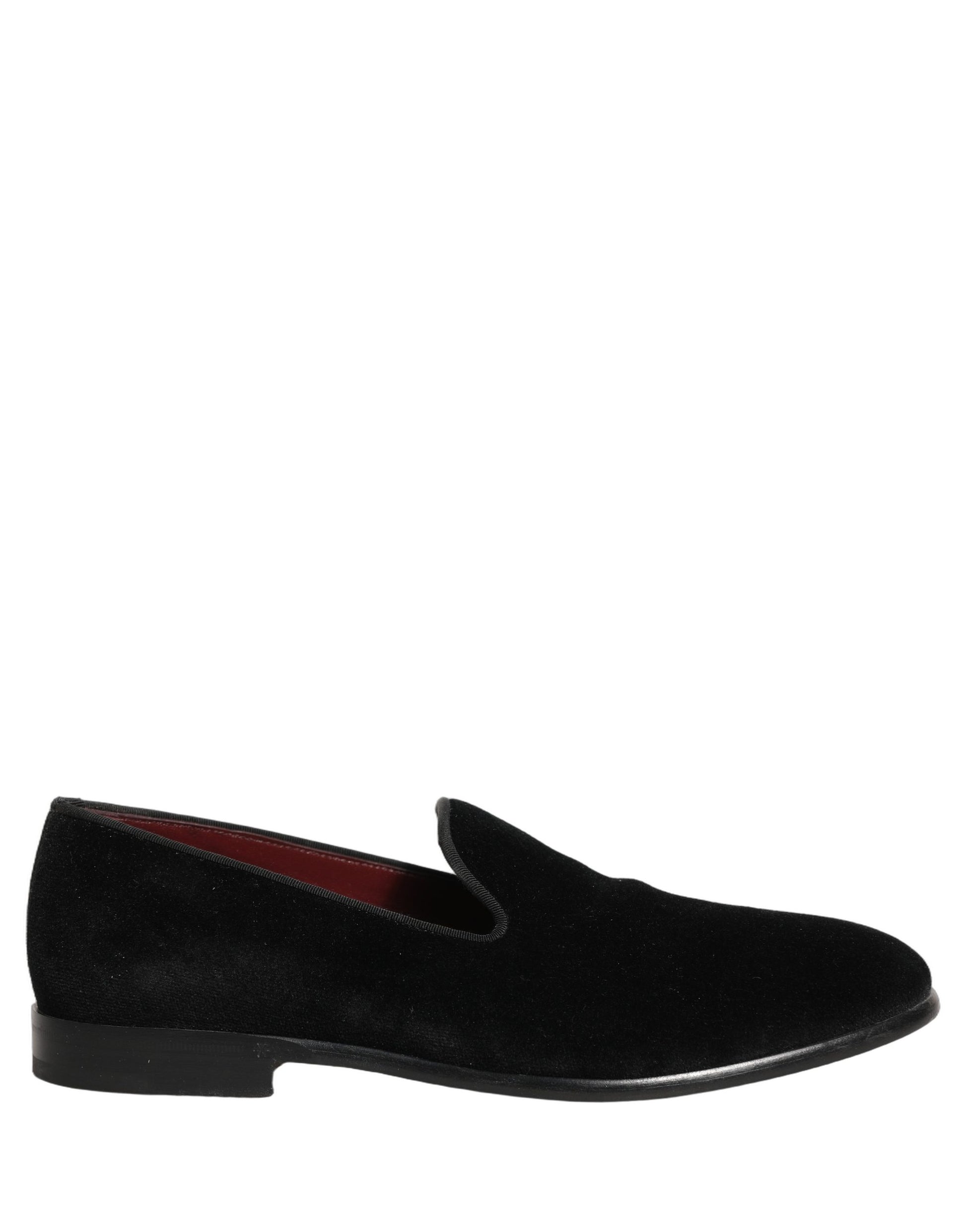 Dolce & Gabbana Black Slip On Loafers for Men alternate view