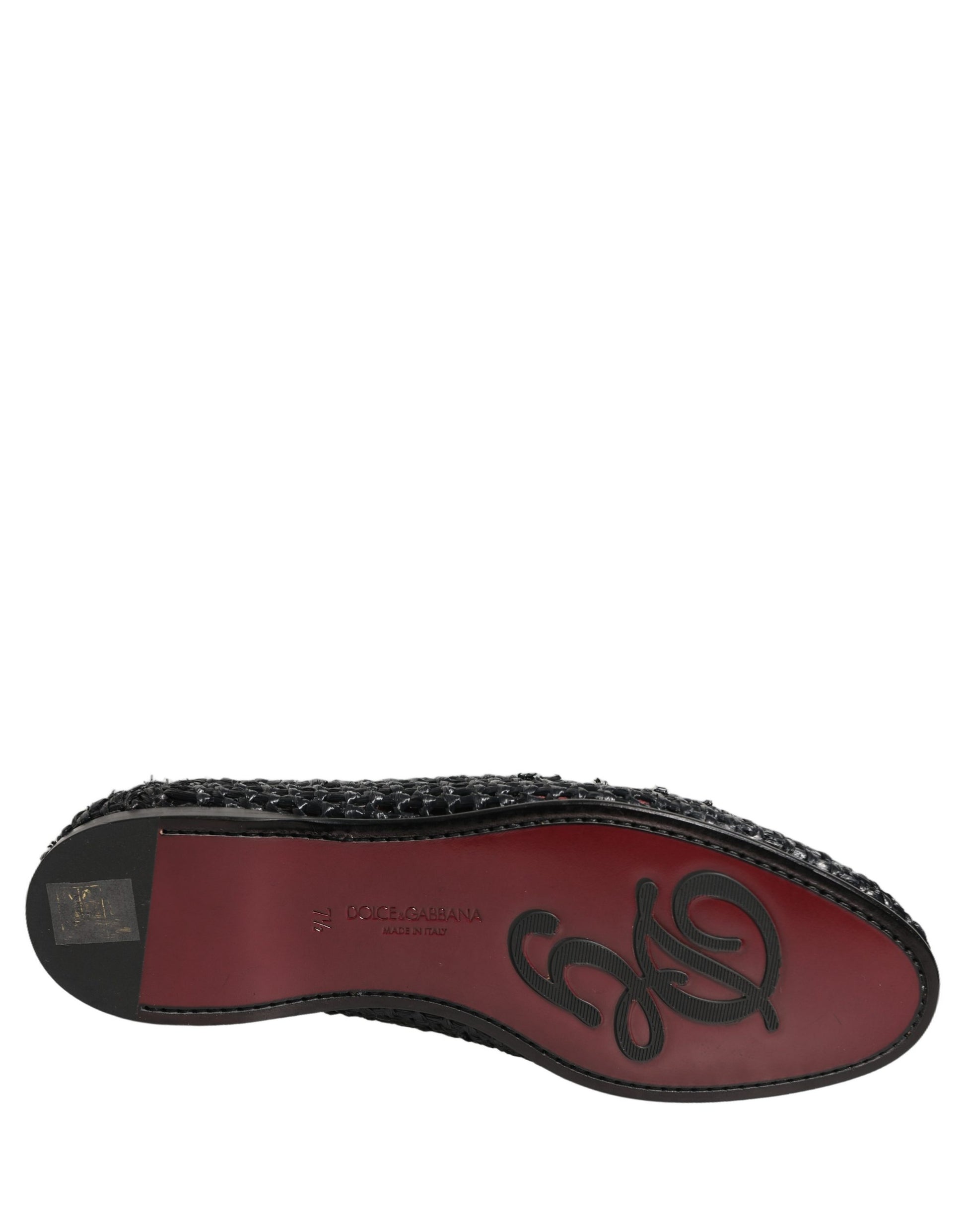 Dolce & Gabbana Black Slip On Loafers for Men additional view