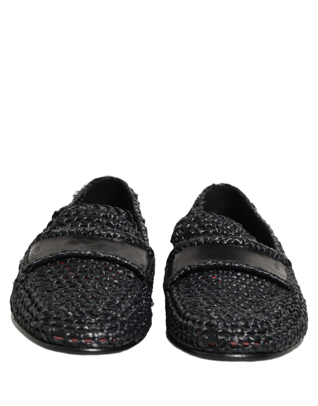 Dolce & Gabbana Black Slip On Loafers for Men detail view