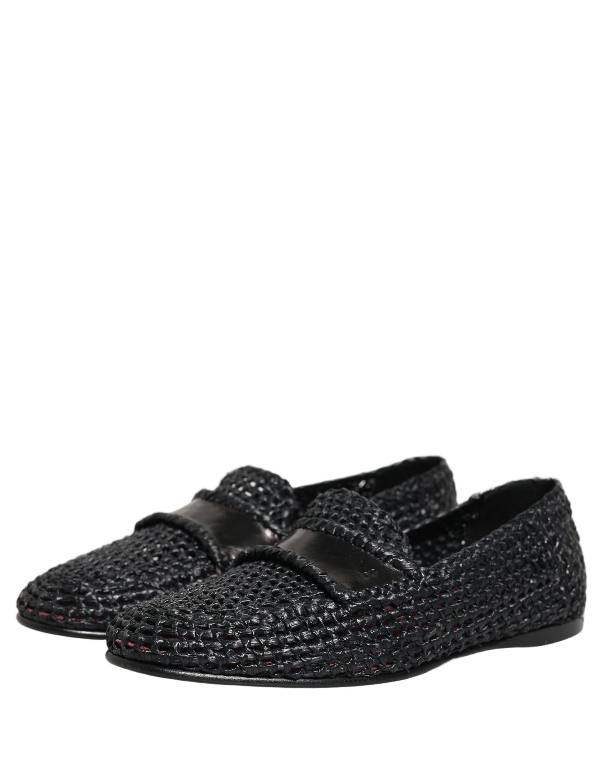 Dolce & Gabbana Black Slip On Loafers for Men additional view