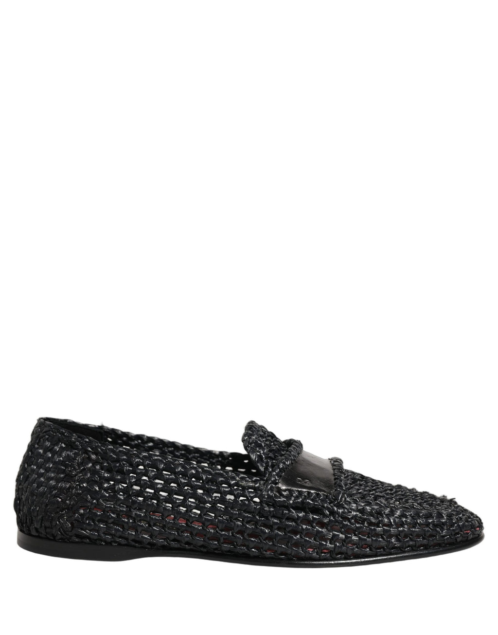Dolce & Gabbana Black Slip On Loafers for Men alternate view