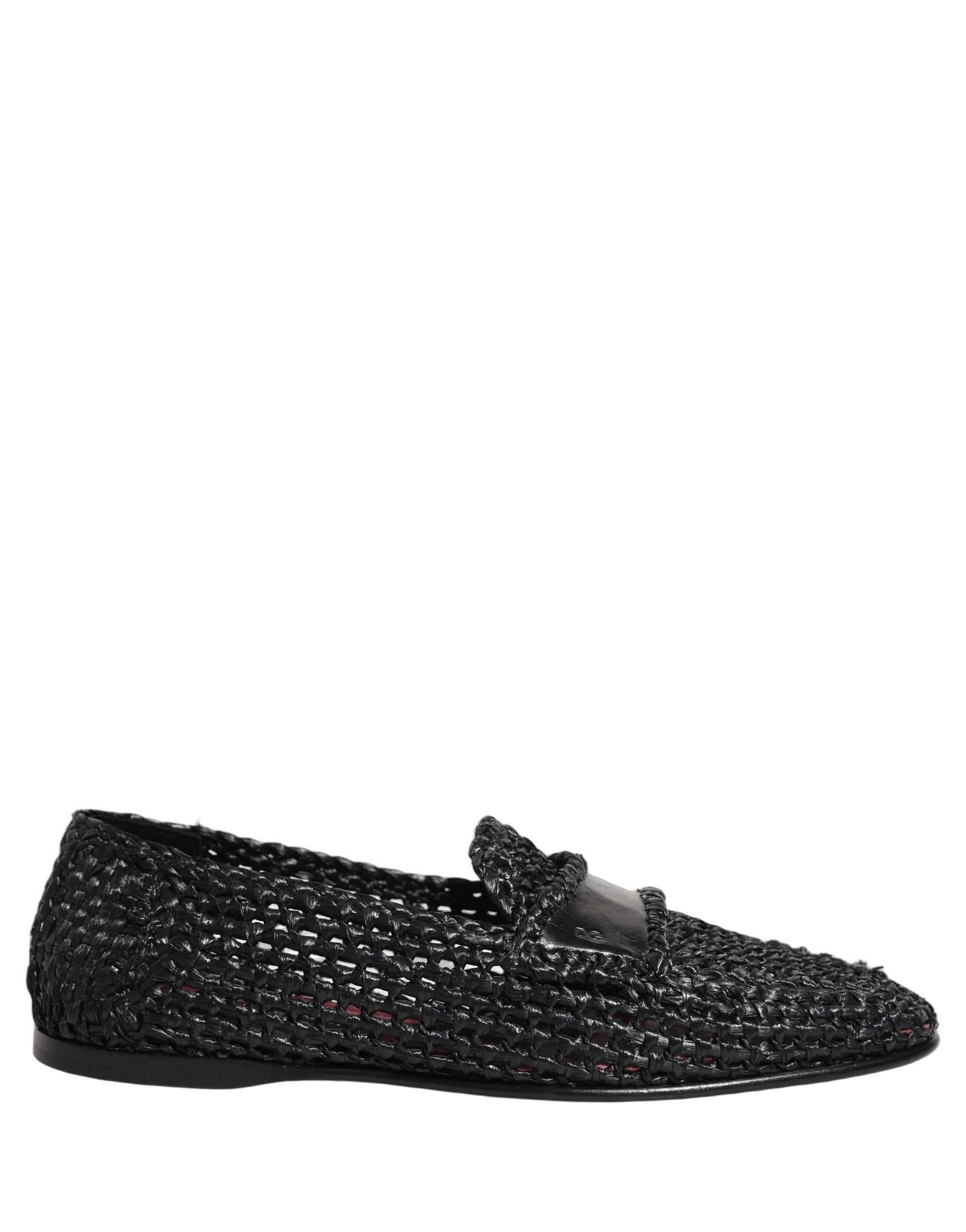 Dolce & Gabbana Black Slip On Loafers for Men