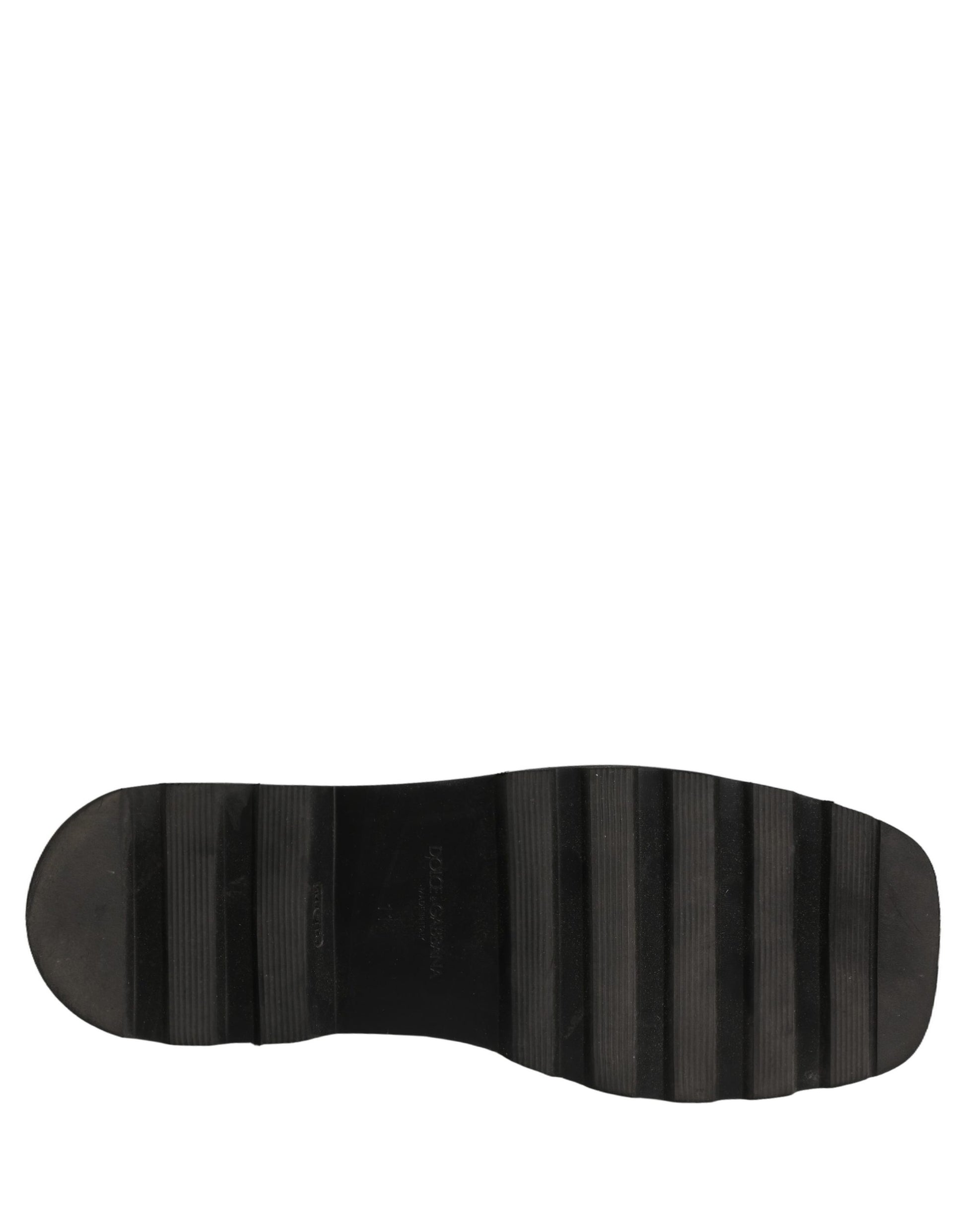 Chaussures Mocassins Habillés en Cuir de Veau Noir Dolce & Gabbana pour Homme